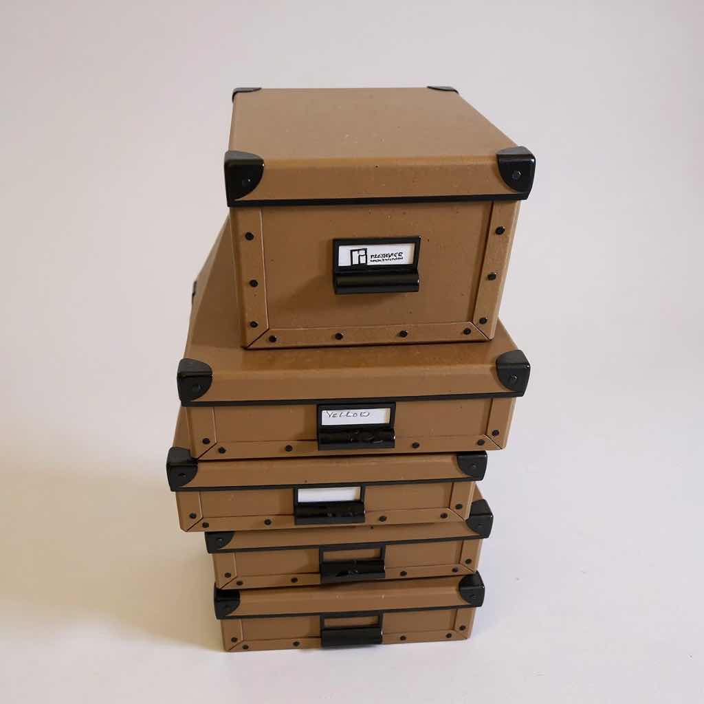 Photo 1 of 5- CARGO NATURALS DUAL FILE BOXES IN NUTMEG