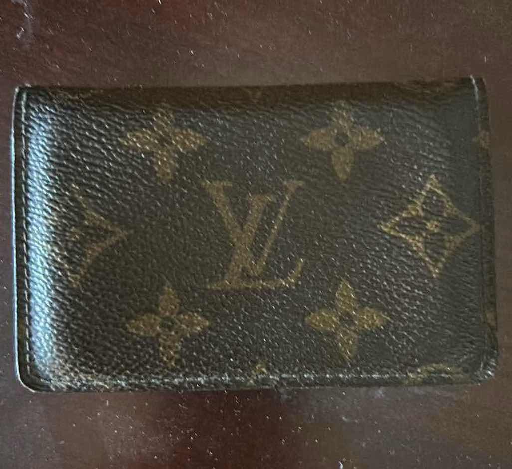 Photo 1 of SHINOLA BUSINESS CARD HOLDER & FAUX LOUIS VUITTON CARD HOLDER