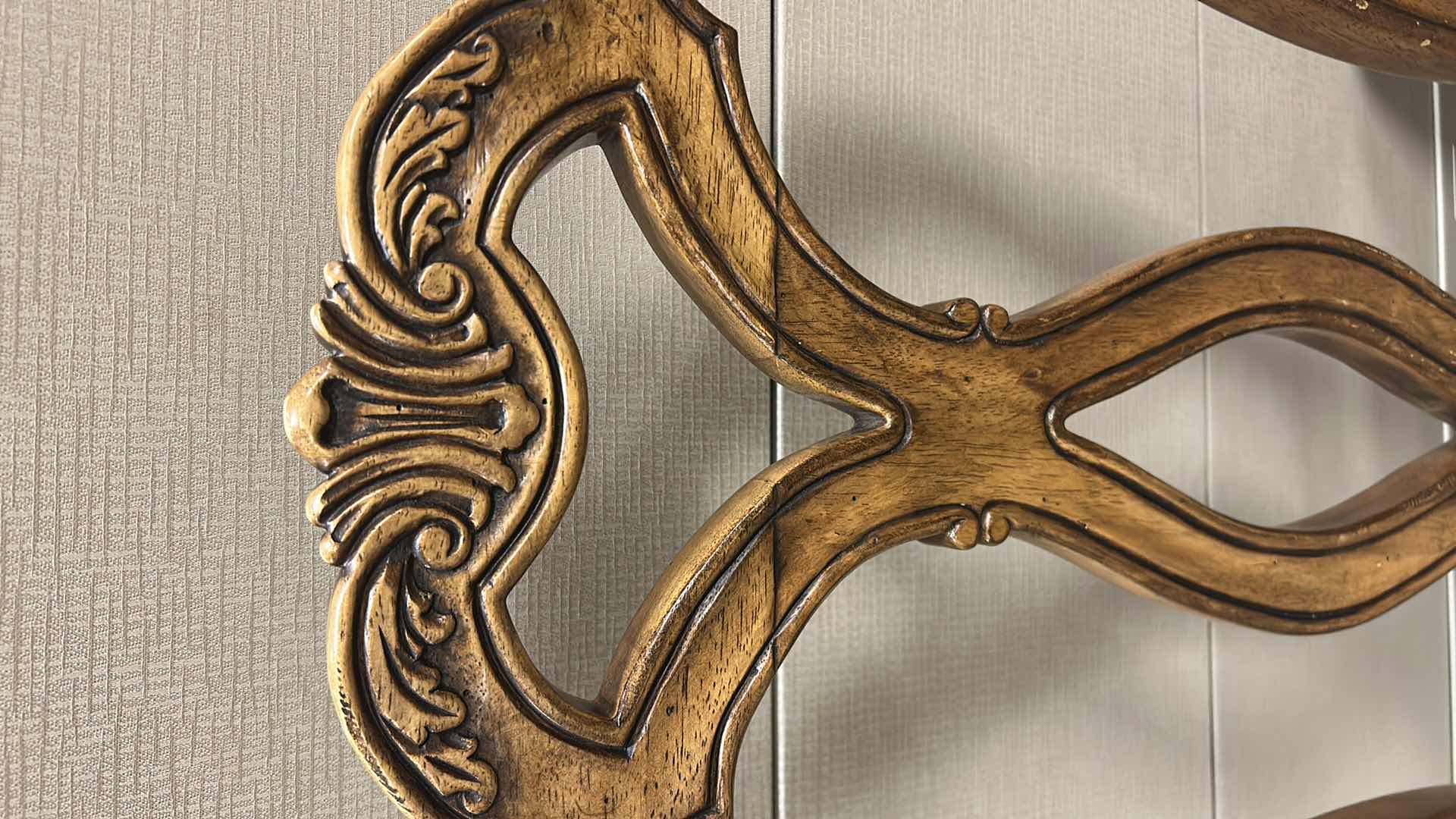 Photo 1 of 2- TRADITIONAL STYLE WOOD SIDE CHAIRS W UPHOLSTERED SEAT