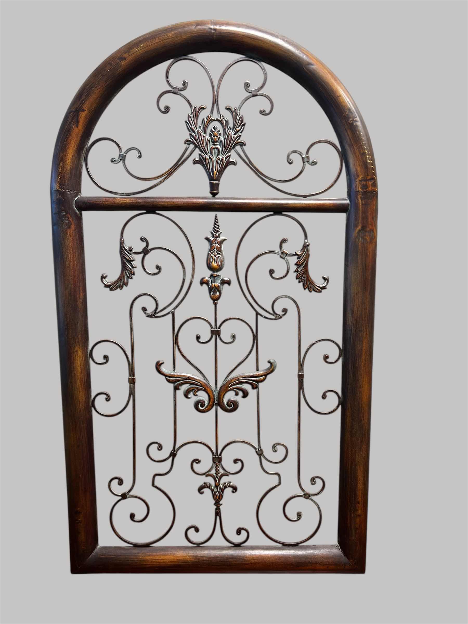 Photo 1 of DECORATIVE ARCHED METAL WALL GRILL 24" X 44"