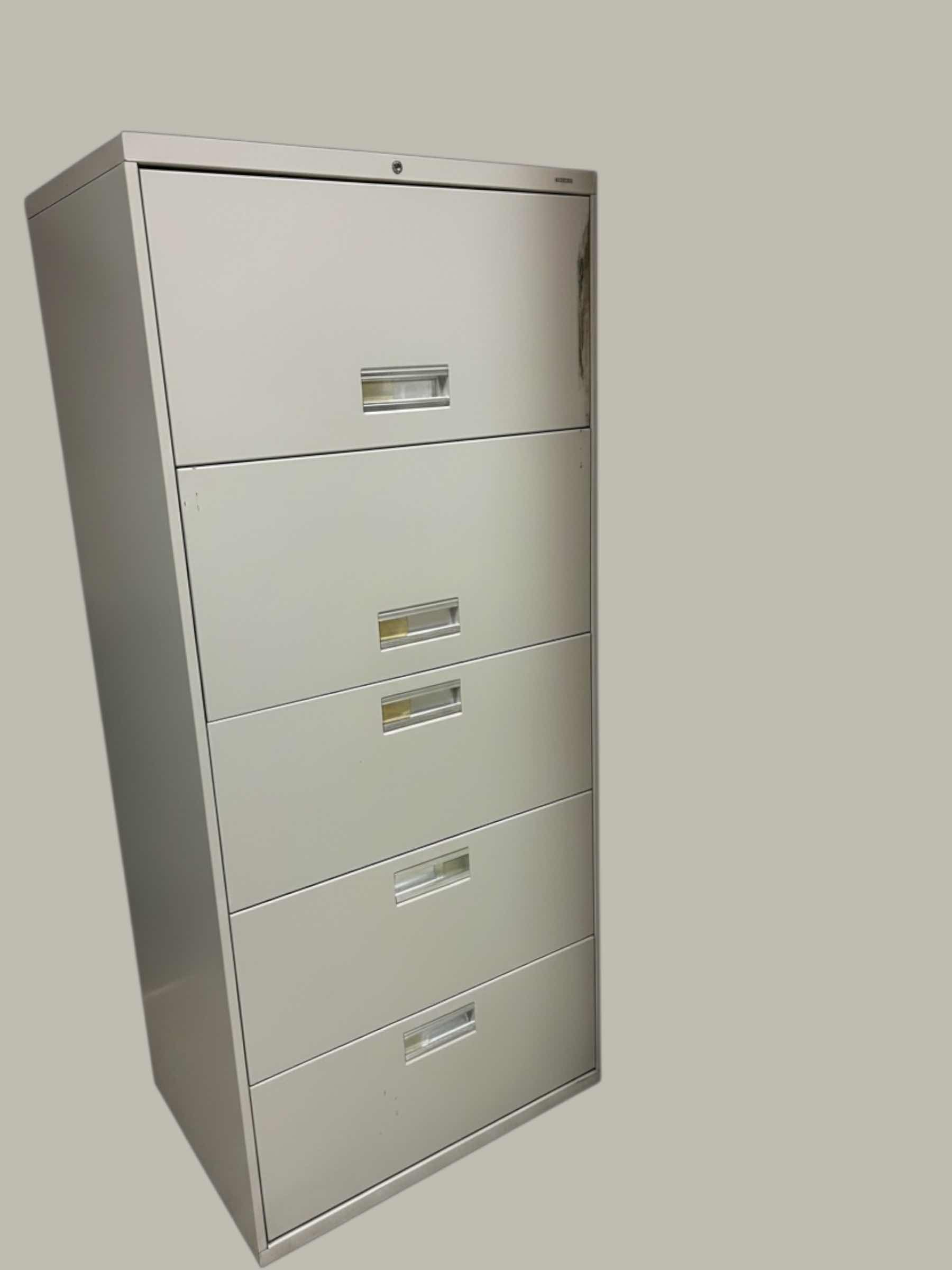 Photo 1 of HON METAL LATERAL FILE CABINET 30"X 19" H 67"