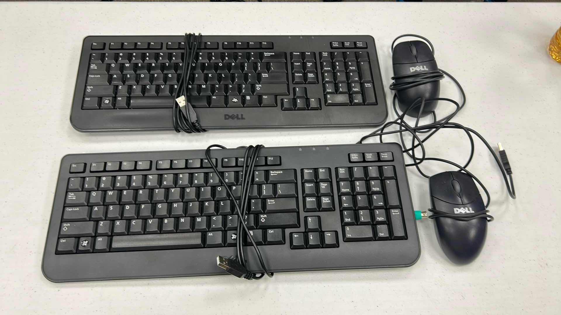 Photo 1 of 2- DELL KEY BOARDS W MOUSE