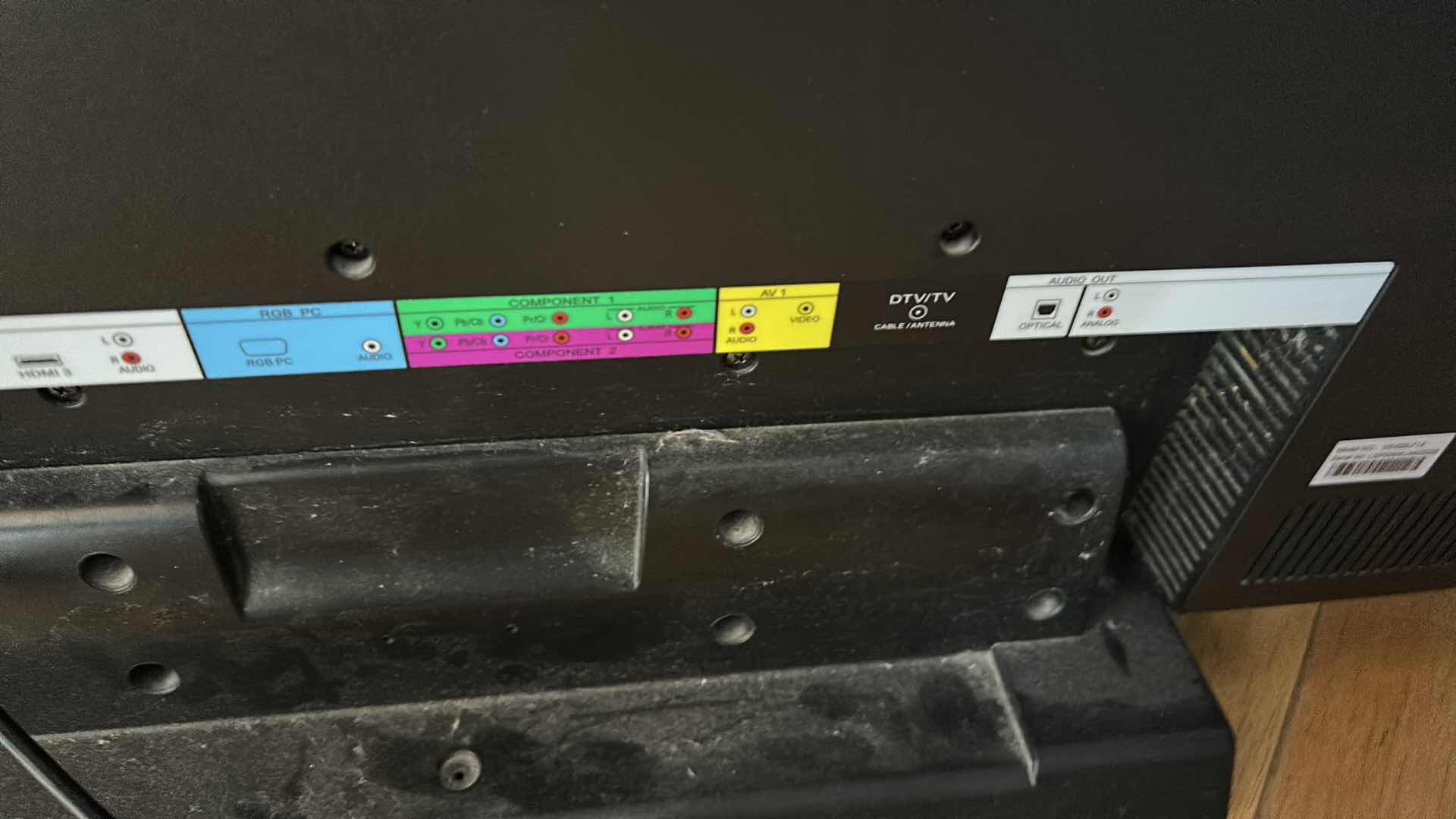 Photo 1 of 42" VIZIO FLAT PANEL LCD TV ON PEDESTAL