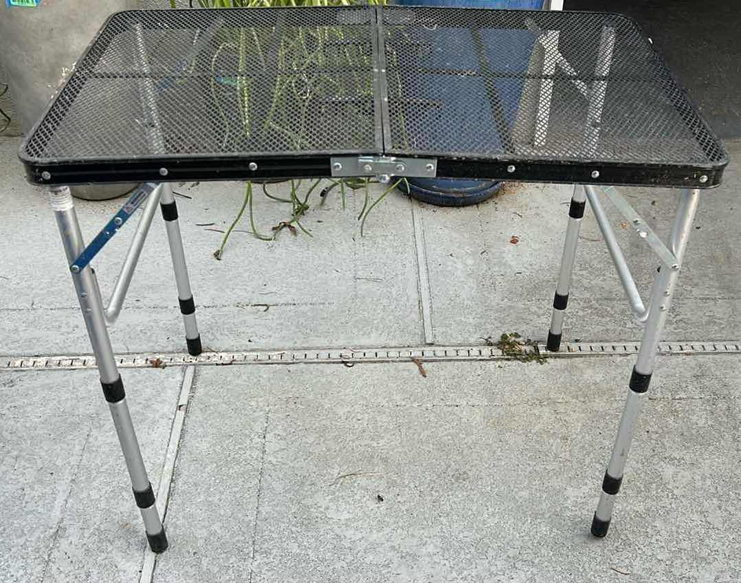 Photo 1 of PORTABLE FOLD UP GRILL TABLE
