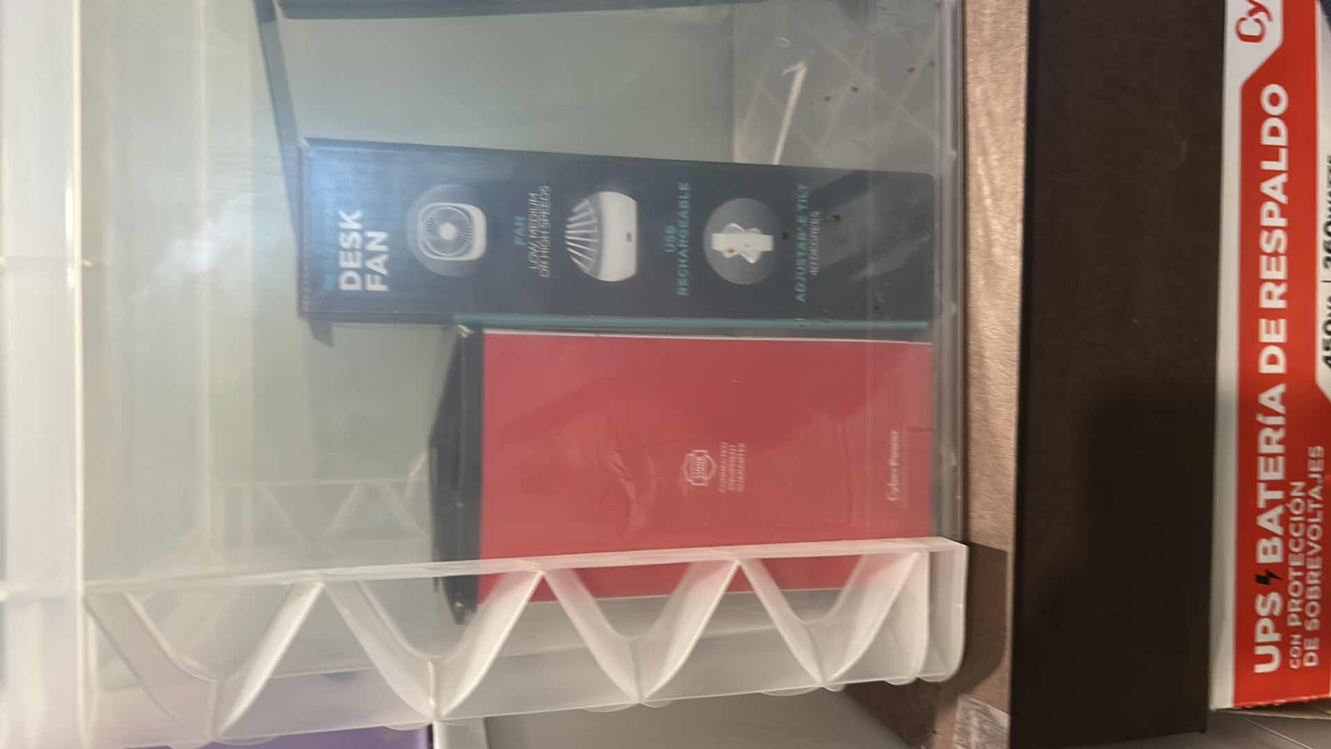 Photo 1 of CONTENTS OF SHELF ASSORTED CORDS MISC SUPPLIES