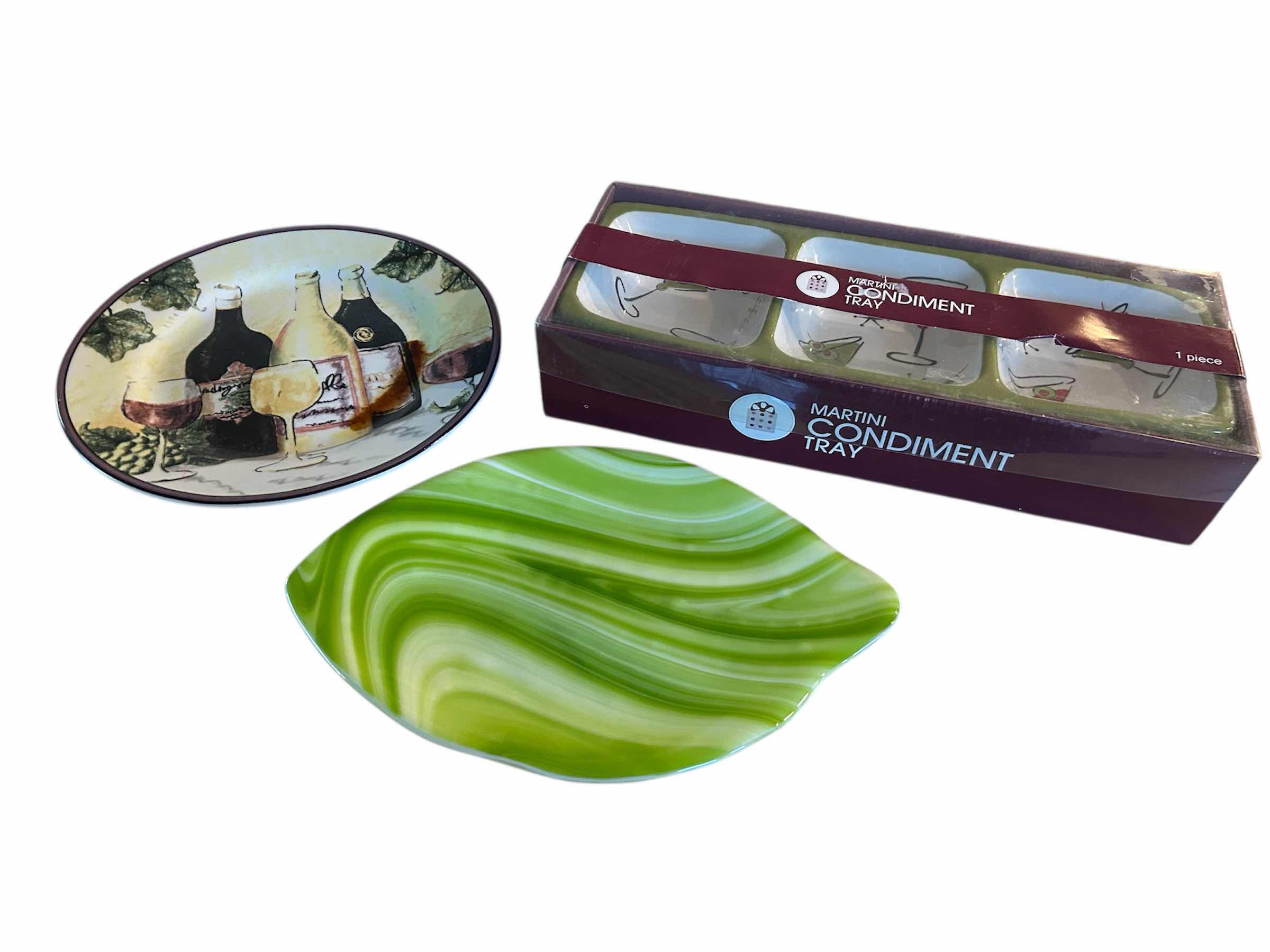 Photo 1 of ONE PIECE CONDIMENT TRAY 2 PLATES