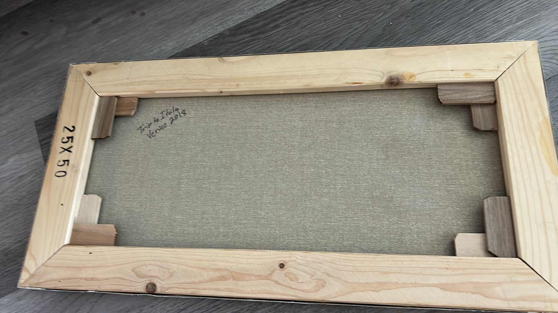 Photo 1 of 2 PC CANVAS ARTWORK, 1 SIGNED ITALY OIL PAINTING  20”X 10”