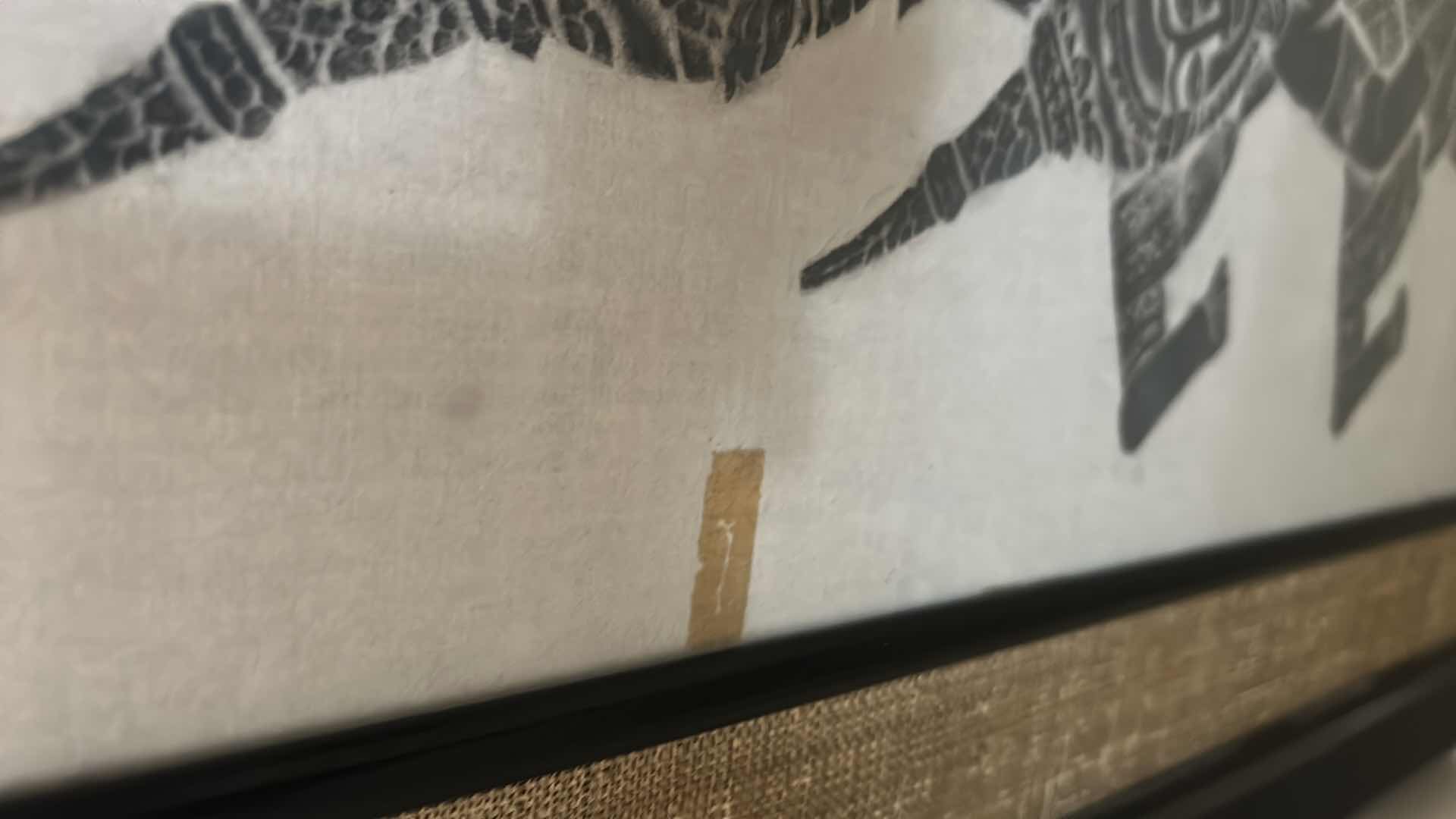 Photo 1 of 2- VINTAGE THAI TEMPLE RUBBINGS ON RICE PAPER 20" X 36"