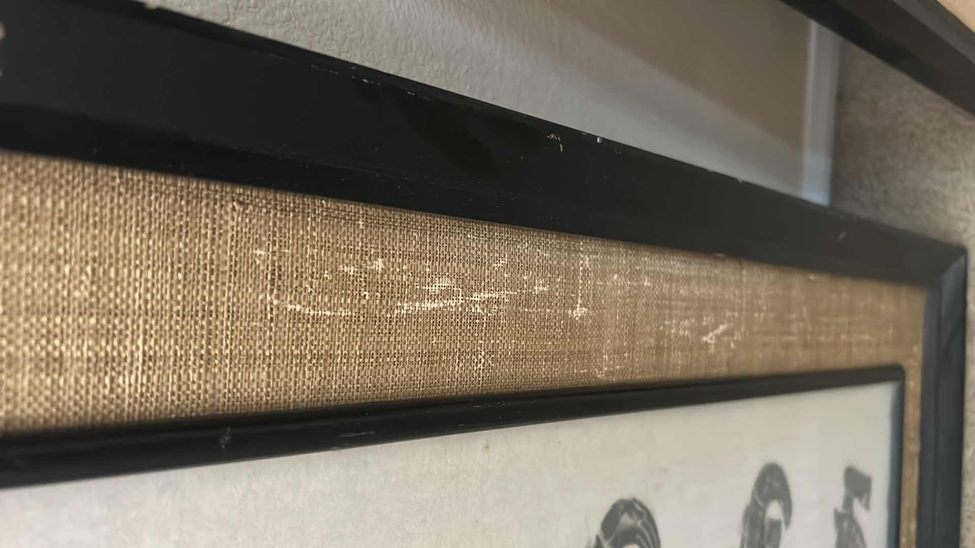 Photo 1 of 2- VINTAGE THAI TEMPLE RUBBINGS ON RICE PAPER 20" X 36"