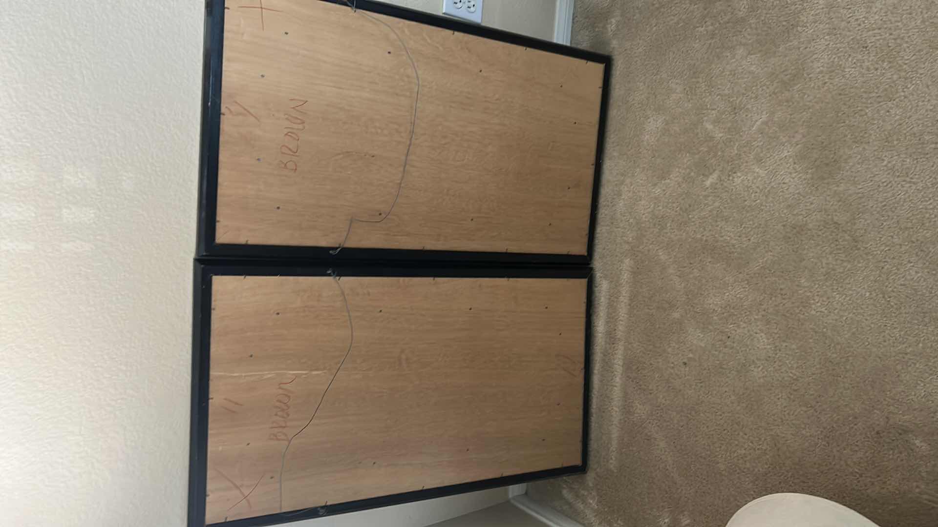 Photo 1 of 2- VINTAGE THAI TEMPLE RUBBINGS ON RICE PAPER 20" X 36"