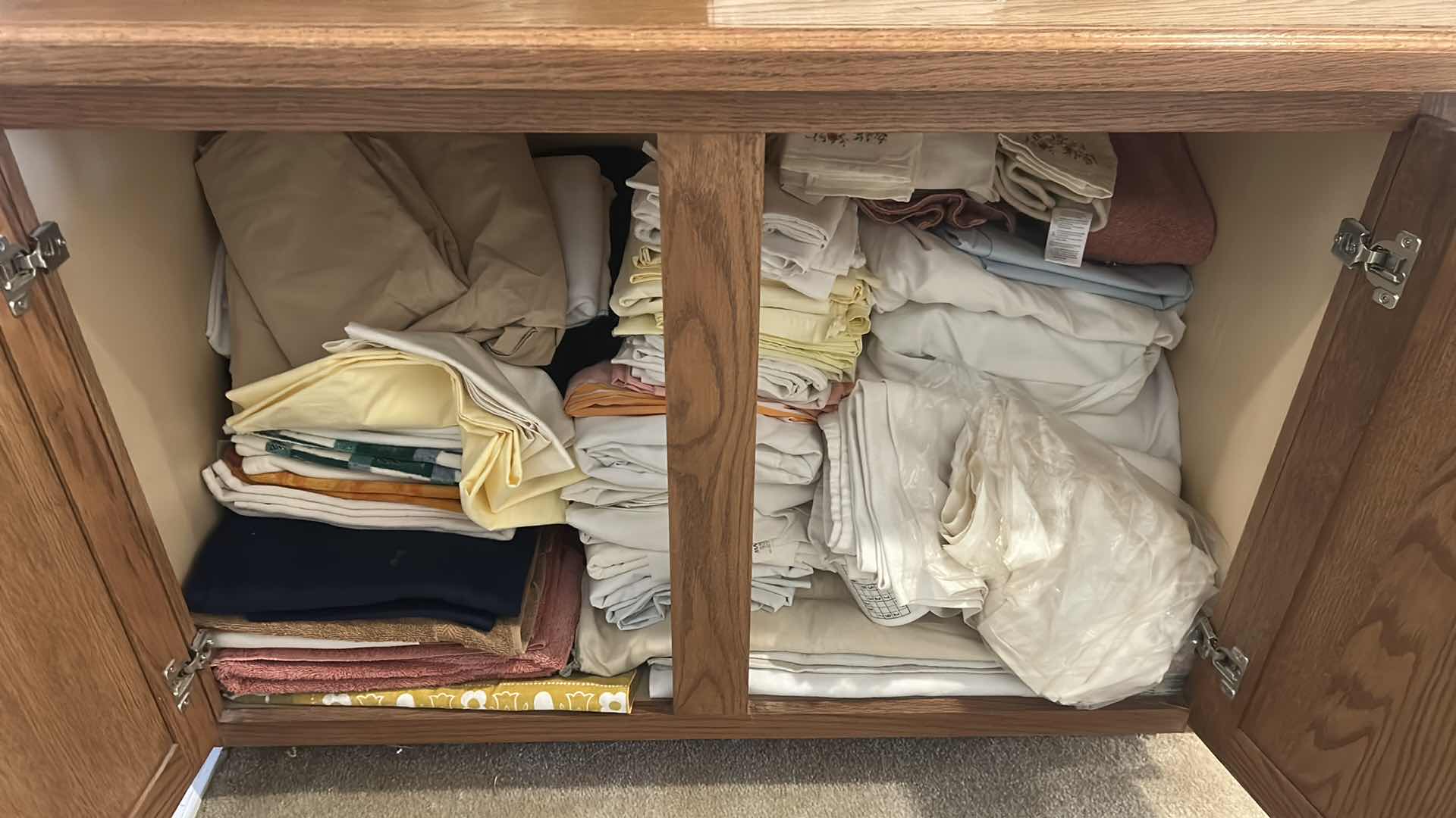 Photo 1 of CONTENTS OF CABINET LINENS