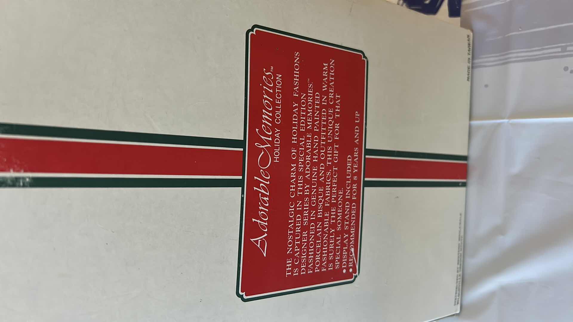 Photo 1 of ADORABLE MEMORIES HOLIDAY COLLECTION PORCELAIN DOLL H 19"