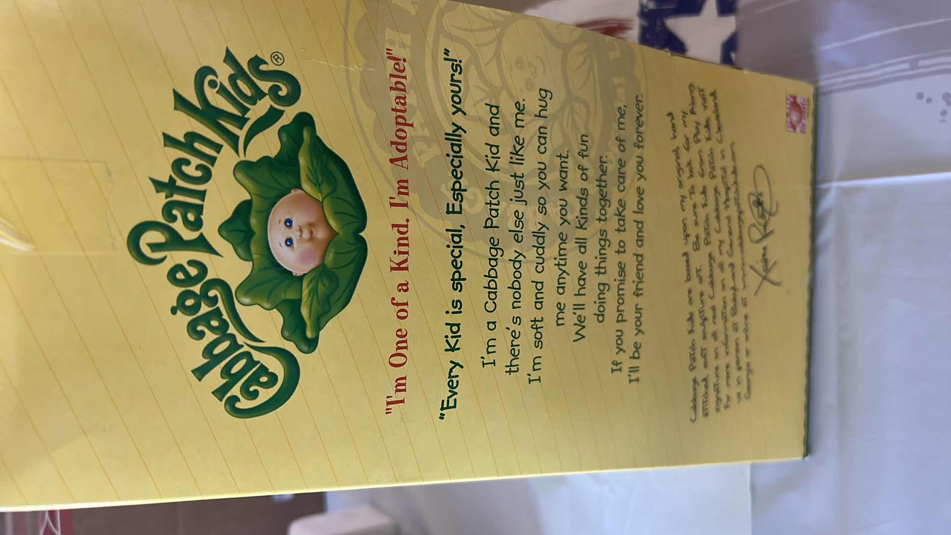 Photo 1 of NIB VINTAGE PLAY ALONG CABBAGE PATCH KIDS