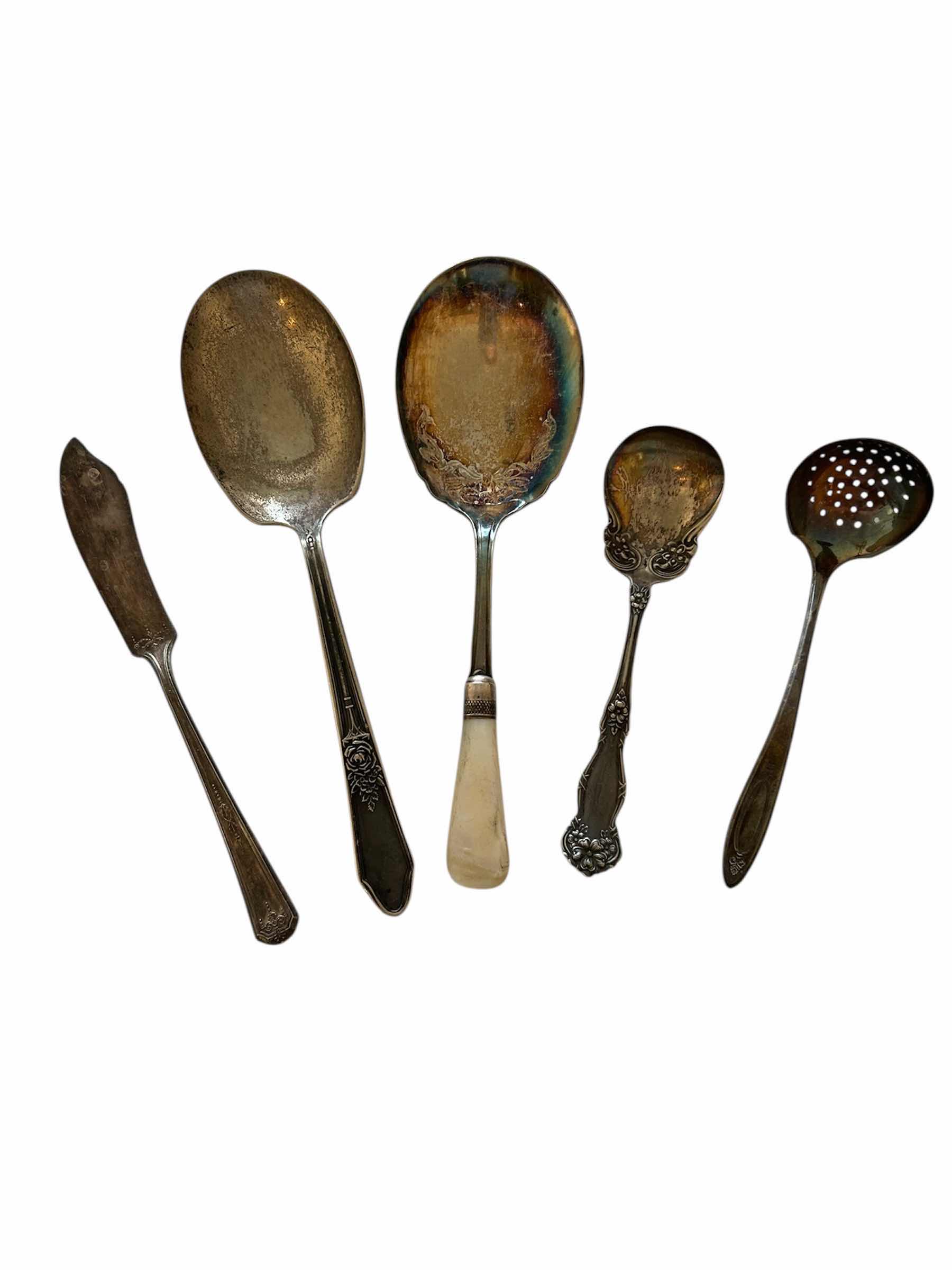 Photo 1 of 5-SILVER PLATED UTENSILS