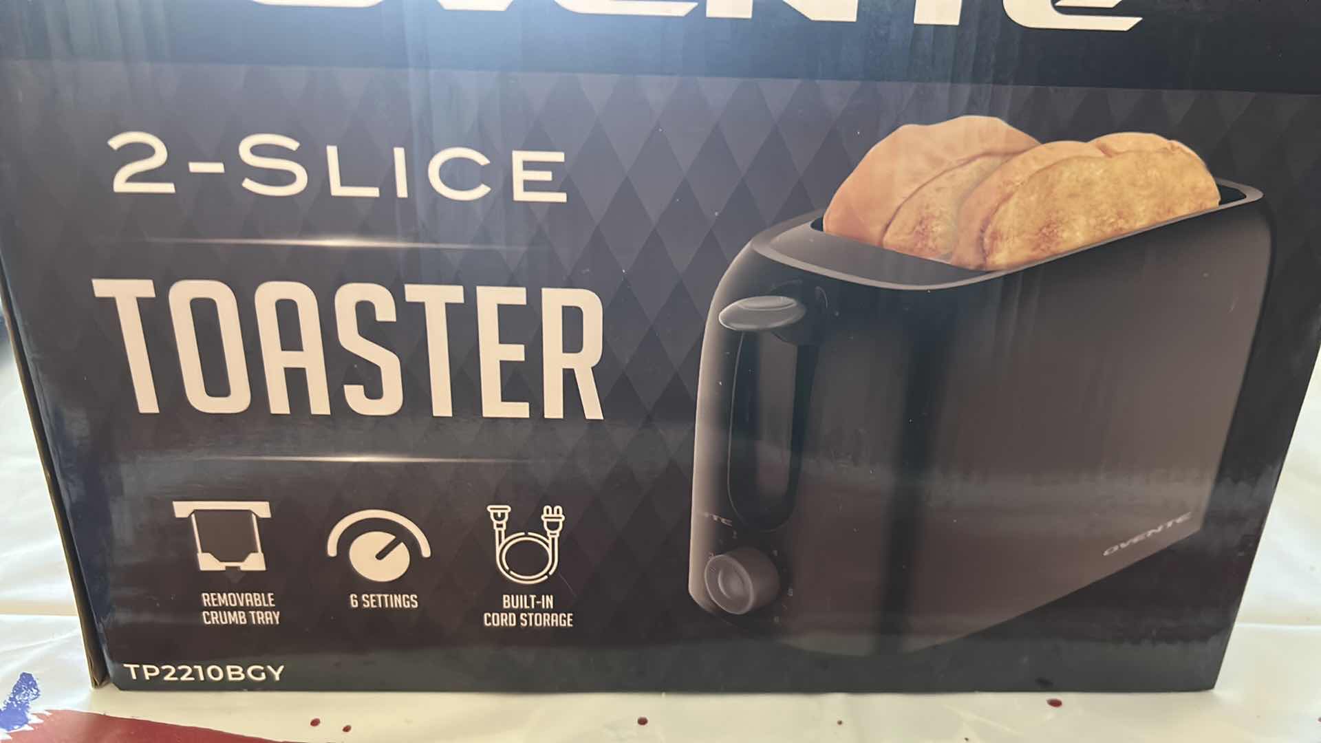 Photo 1 of NIB OVENTE ELECO 2 SLICE TOASTER