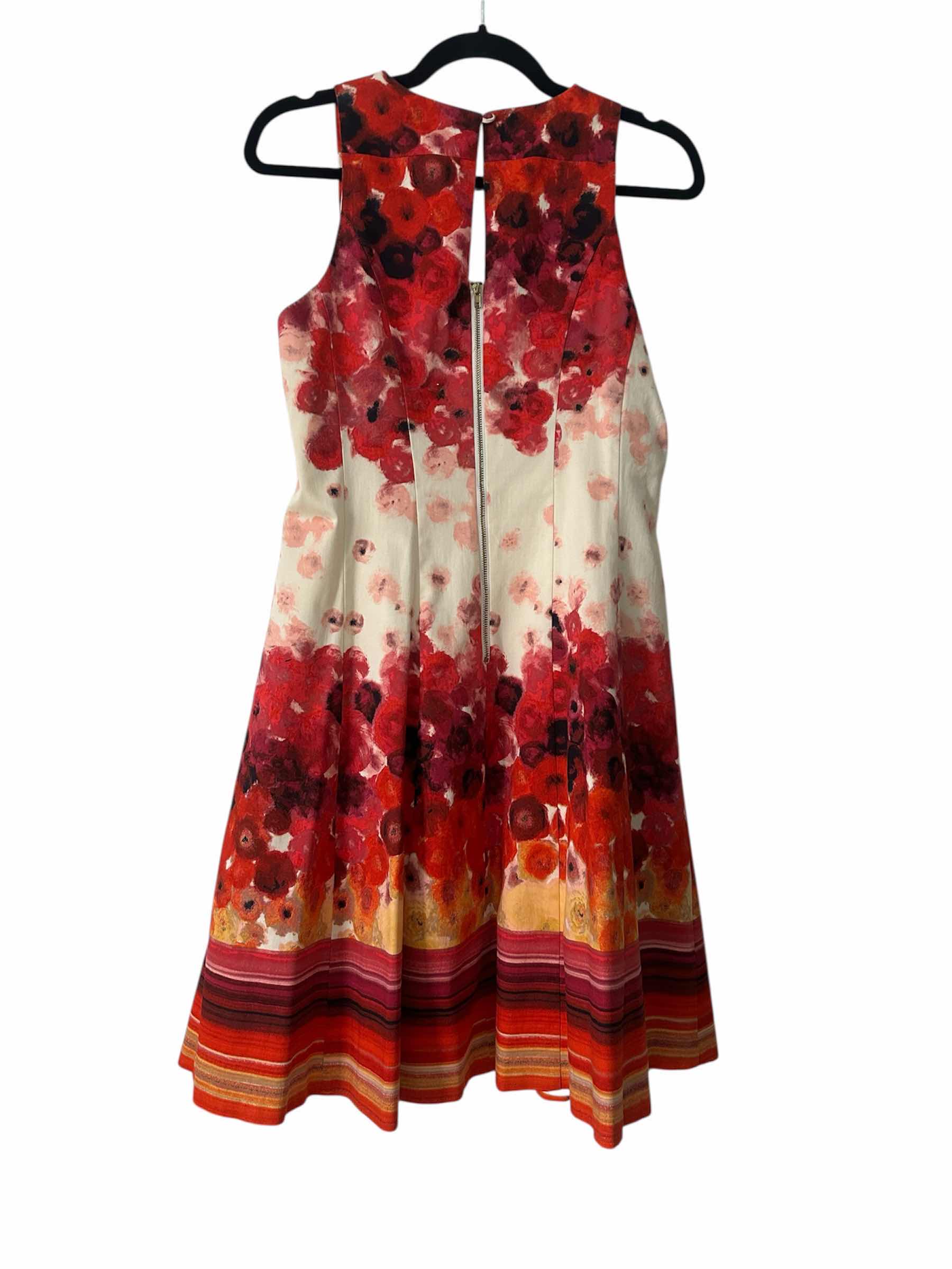 Photo 1 of MAGGY LONDON POPPY PRINT SLEEVELESS MIDI DRESS SZ 8