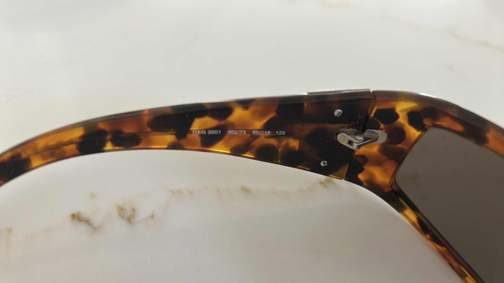 Photo 1 of DOLCE & GABBANA TORTOISE SHELL SUNGLASSES W CASE