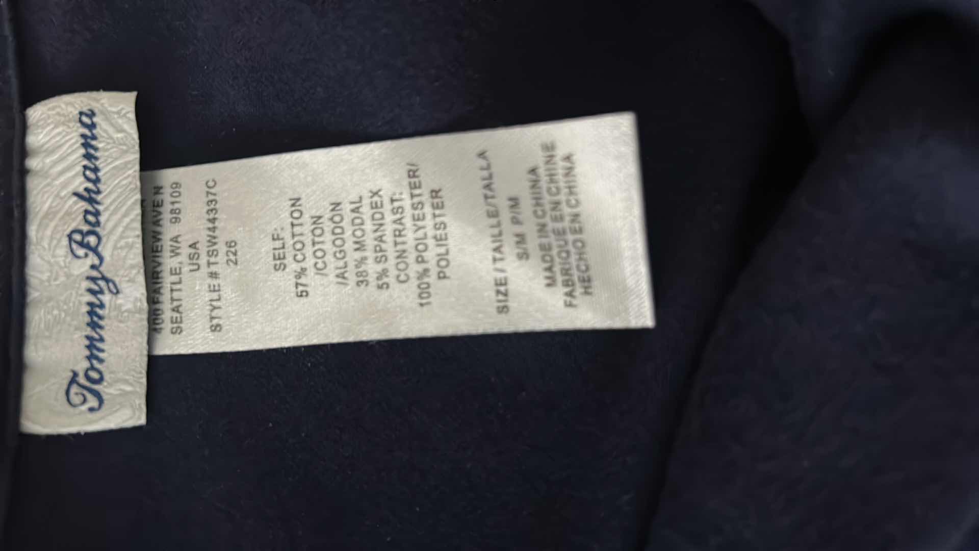 Photo 1 of TOMMY BAHAMAS SCARF DRESS NAVY W TOMMY BAHAMAS SCARF