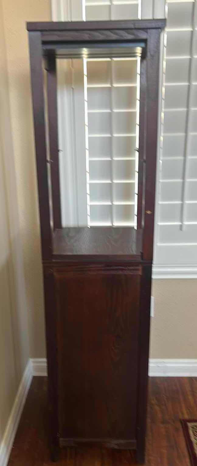 Photo 1 of CRATE & BARREL MADISON WINE TOWER 25" X 15" H 63"