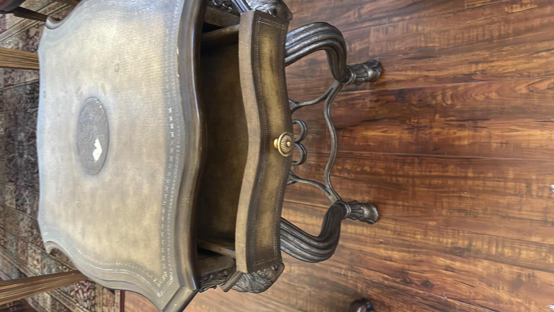 Photo 1 of FRENCH PROVINCIAL STYLE SIDE TABLE 22" X 25" H 28"