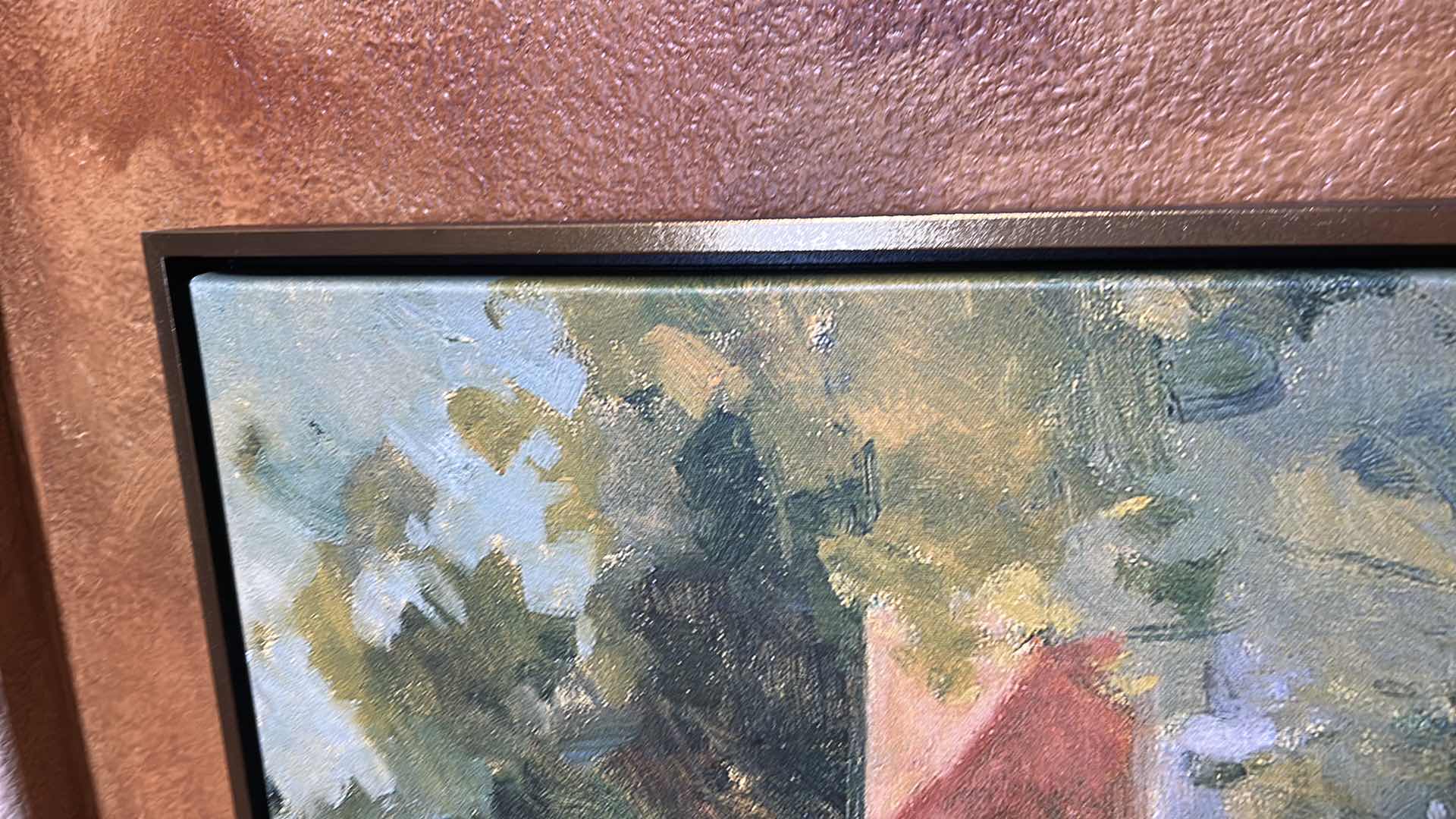 Photo 1 of FRAMED PRINT "ITALIAN HARBOR " BY MARILYN SIMANDLE 61" X 45"