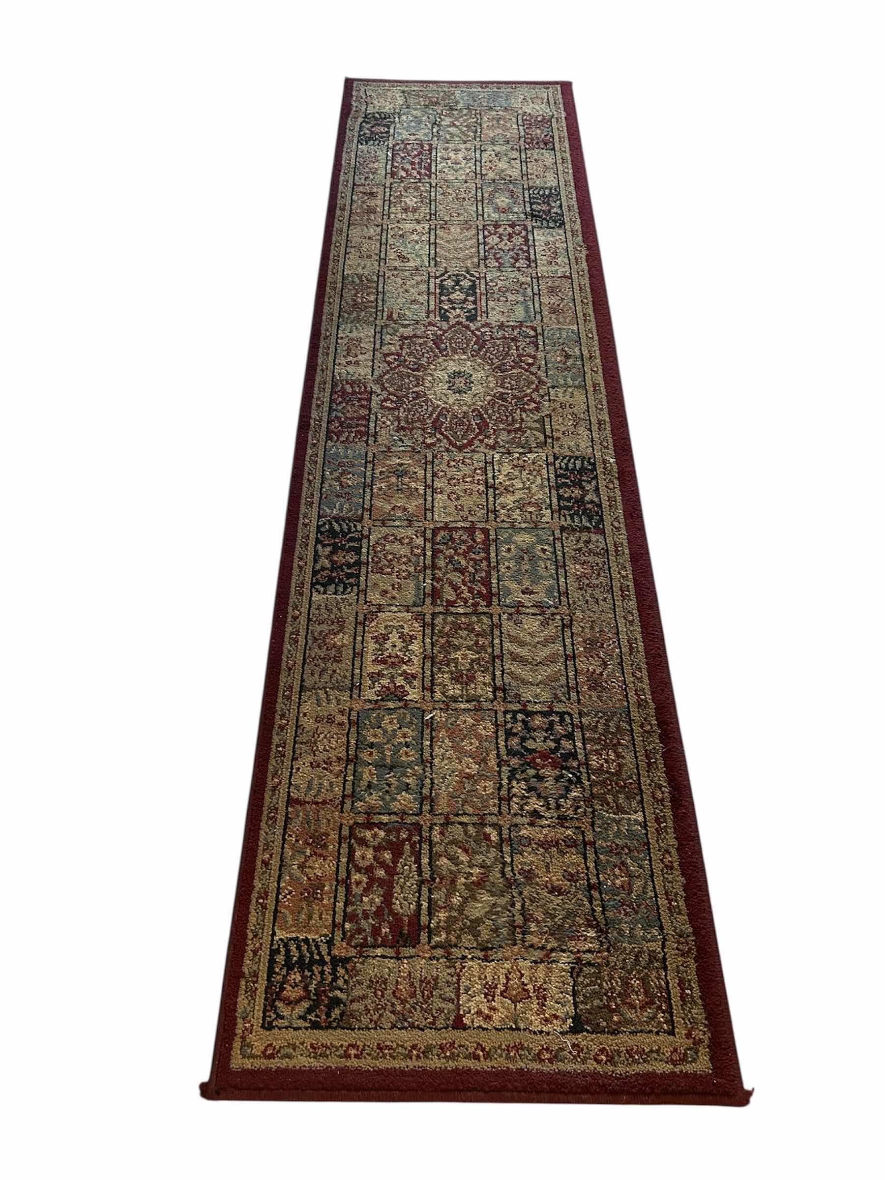 Photo 1 of RUNNER RUG W PERSIAN INSPIRED PATCHWORK DESIGN 90"X 22"
