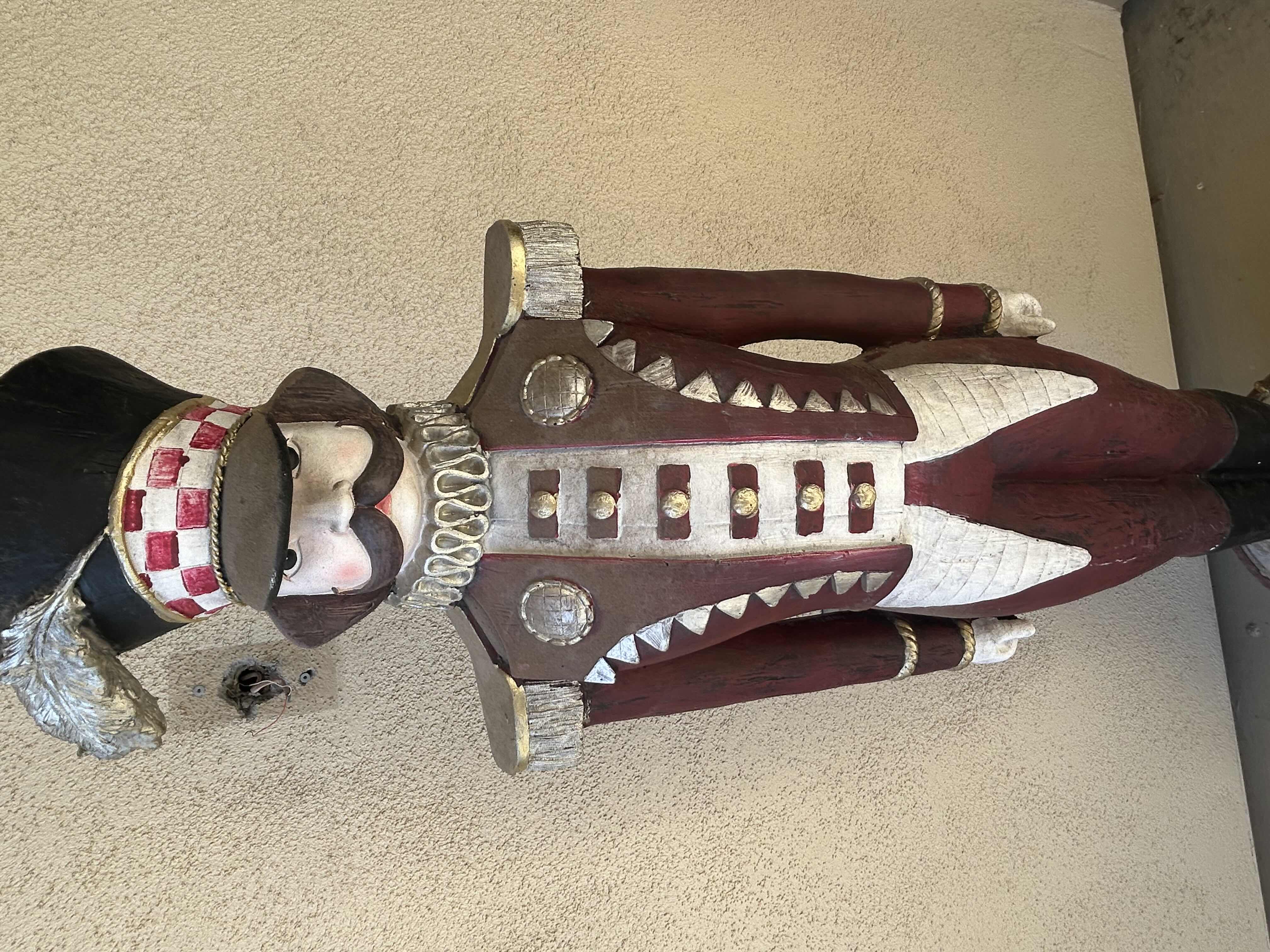 Photo 1 of DECORATIVE RESIN NUTCRACKER SOLDIER H 55"