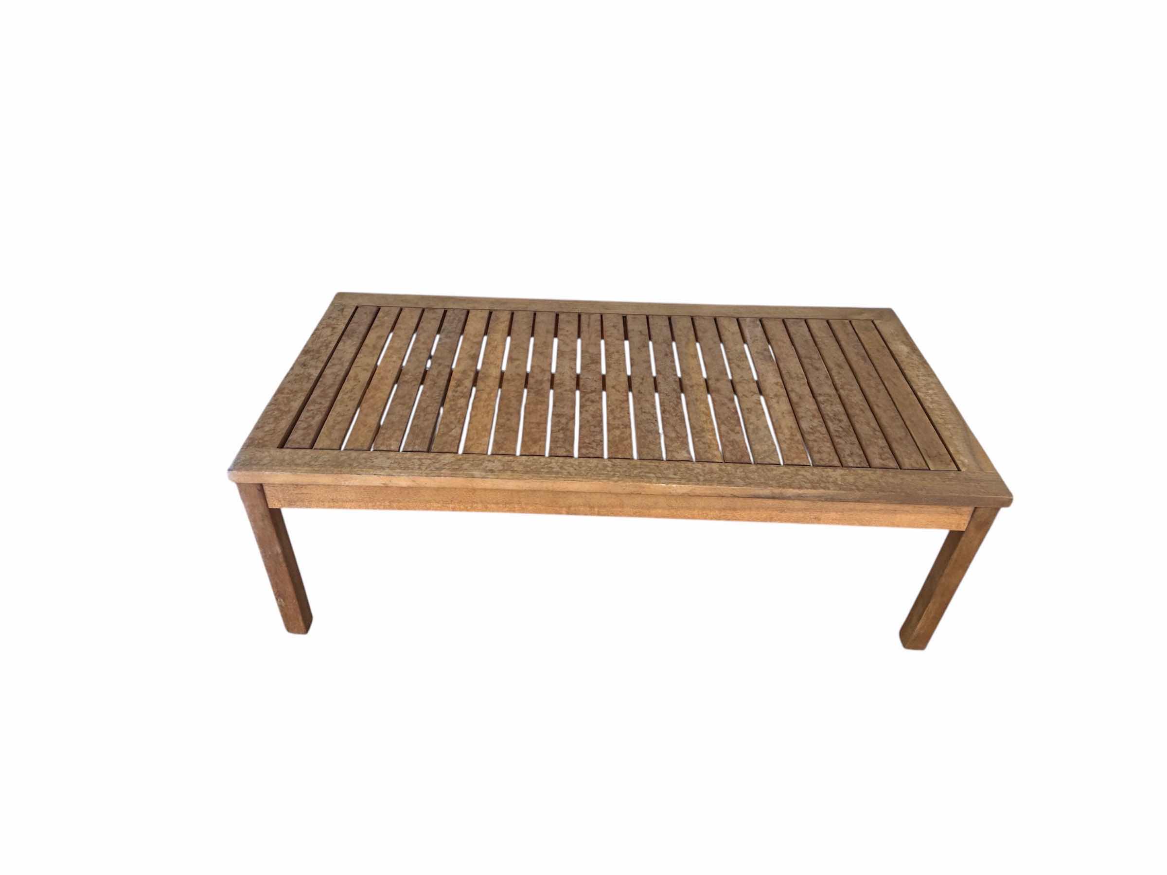 Photo 1 of ACACIA RECTANGULAR OUTDOOR COFFEE TABLE 39" X 19" H 13"