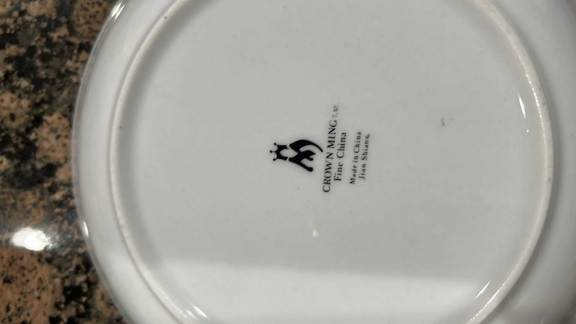 Photo 1 of 38- PLATES BOWLS FROM CROWN MING FINE CHINA FROM "DIANA"