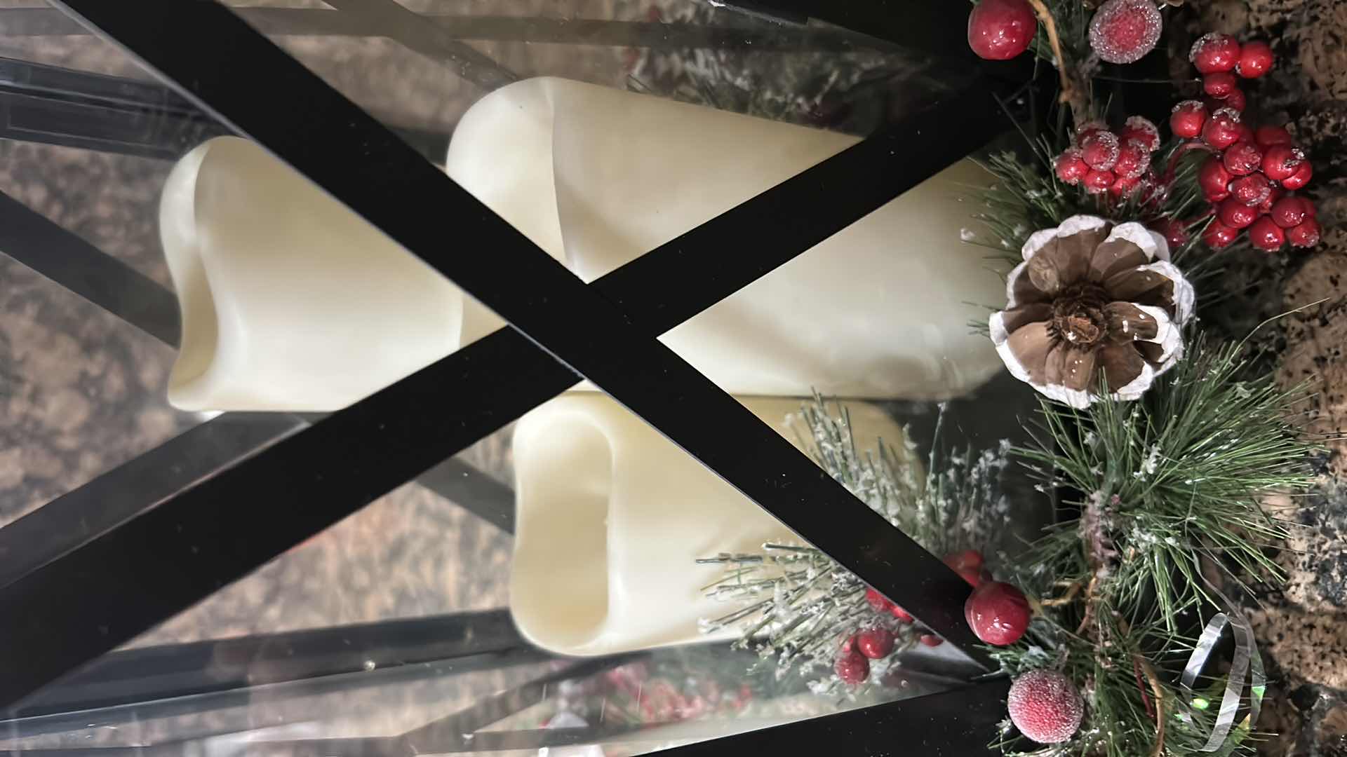 Photo 1 of CHRISTMAS LANTERN H 21"