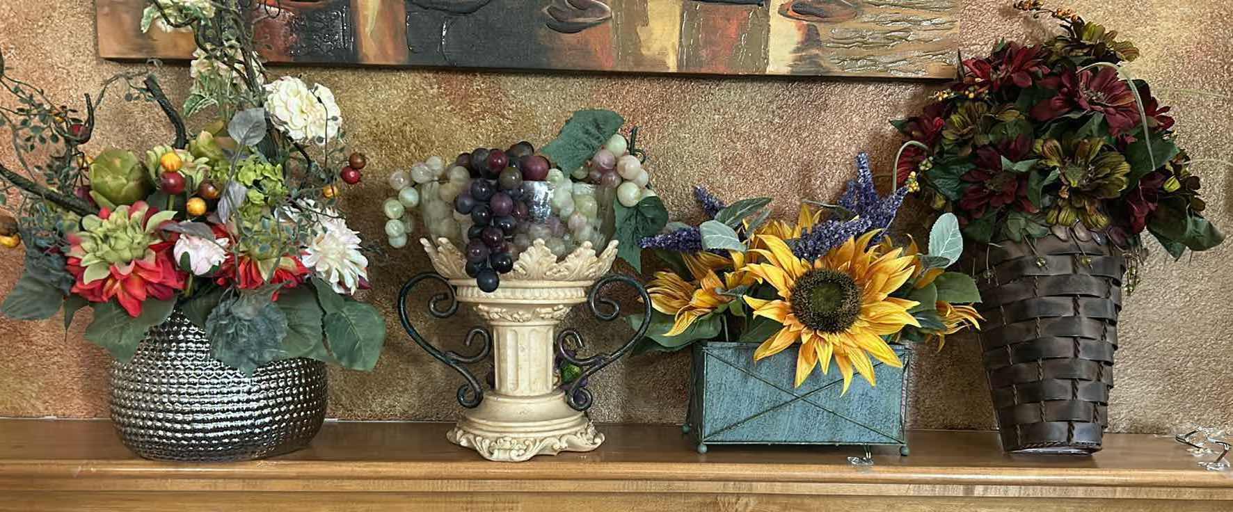 Photo 1 of 4- DECORATIVE FAUX ARRANGEMENTS