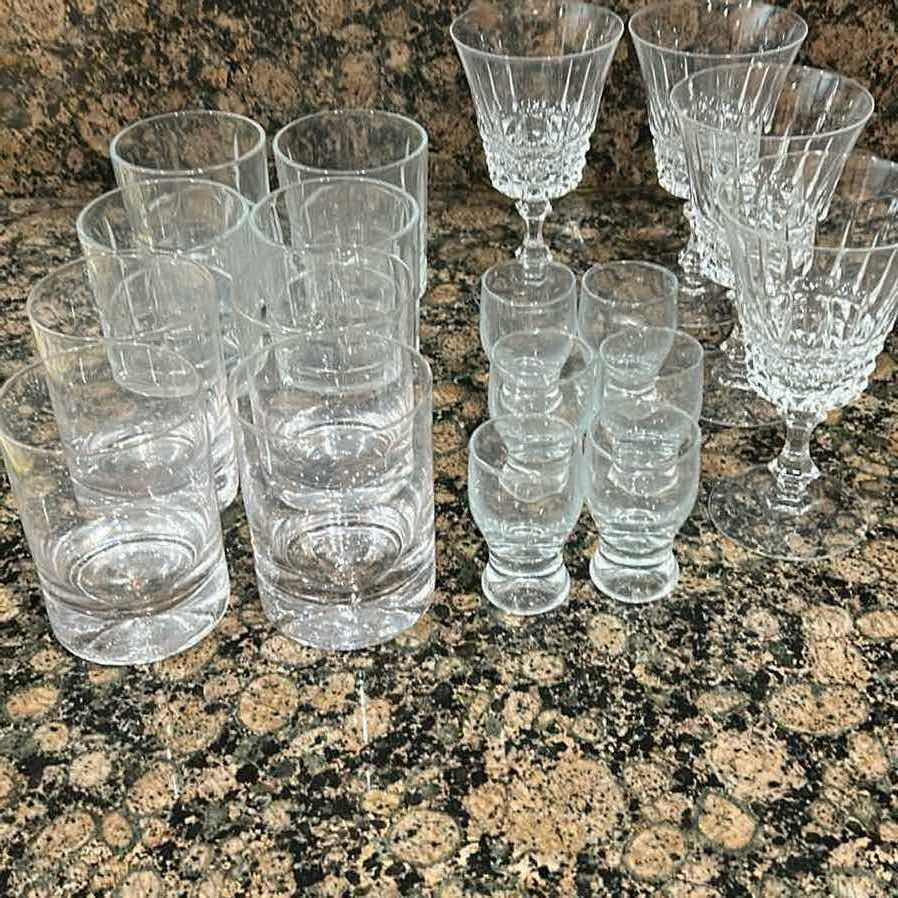 Photo 1 of GLASSWARE WINE GOBLETS