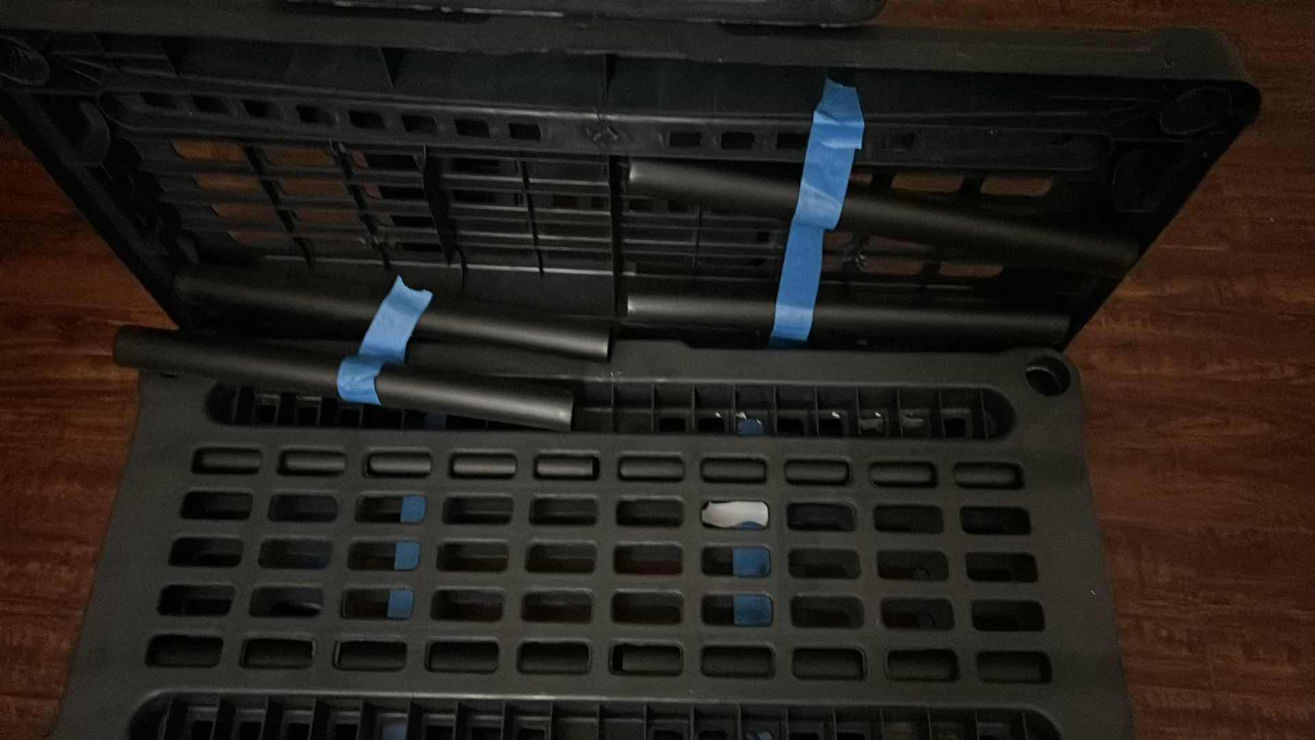 Photo 1 of 5 TIER PLASTIC SHELF UNIT 36"X 15" H 21" SINGLE SHELF