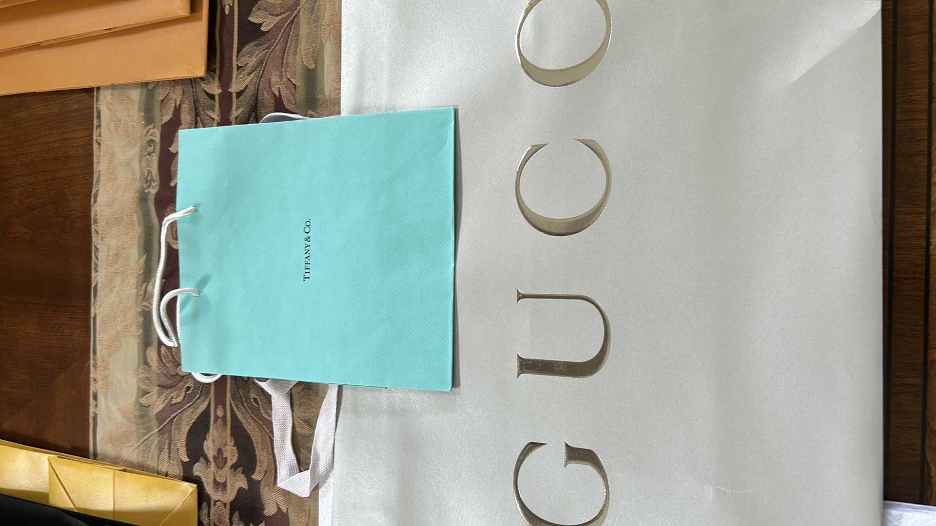 Photo 1 of AUTHENTIC DIOR GUCCI TIFFANY SHOPPING BAG