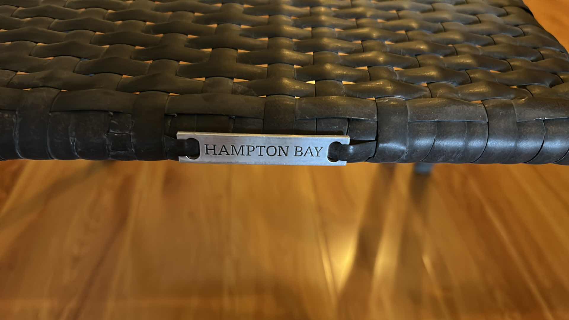 Photo 1 of 2- HAMPTON BAY MOCHA WICKER STACKABLE CHAIRS