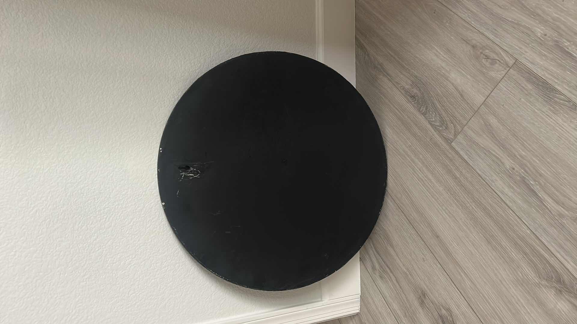 Photo 1 of ASHLEY BARTLEBY ROUND ACCENT MIRROR W BURNISHED COPPER DARK BRONZE FINISH 24" X 24" RETAIL $160