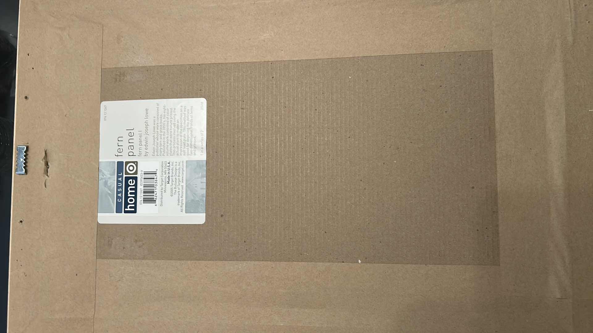 Photo 1 of 2-FRAMED BOTANICAL FERN PRINTS WALL ART 12" X 18"