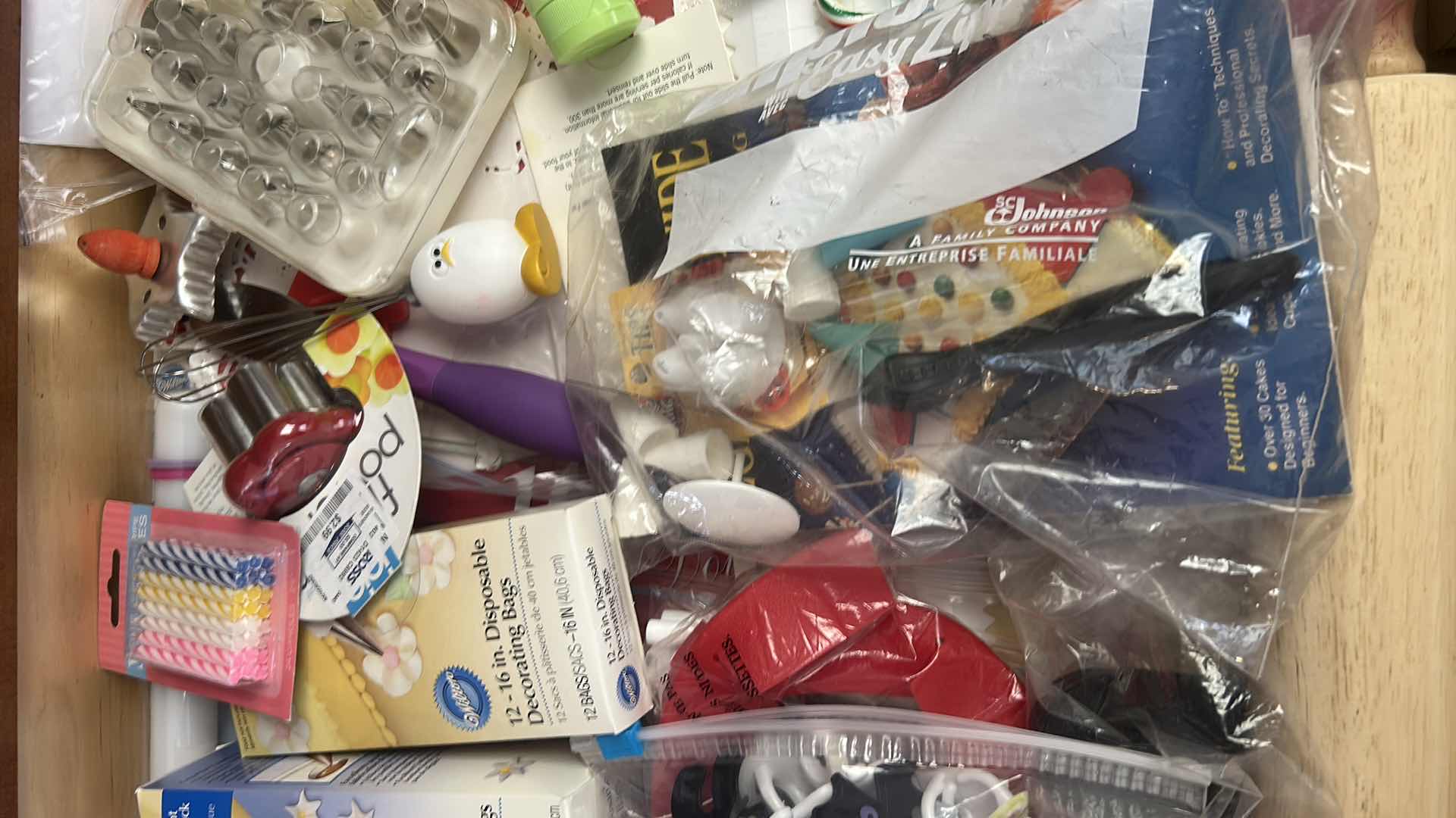 Photo 1 of CONTENTS OF DRAWER DECORATIVE BAKING ITEMS