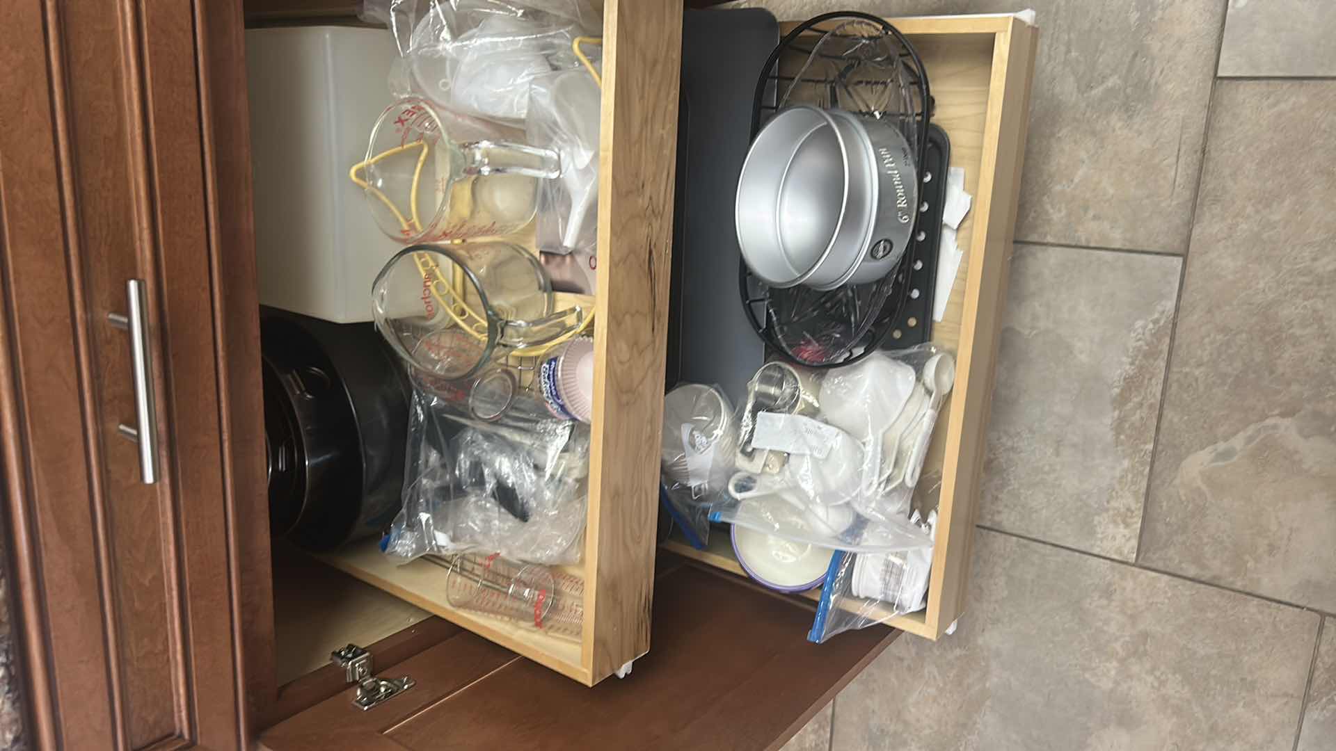 Photo 1 of CONTENTS OF 2 SHELVES BAKING ITEMS