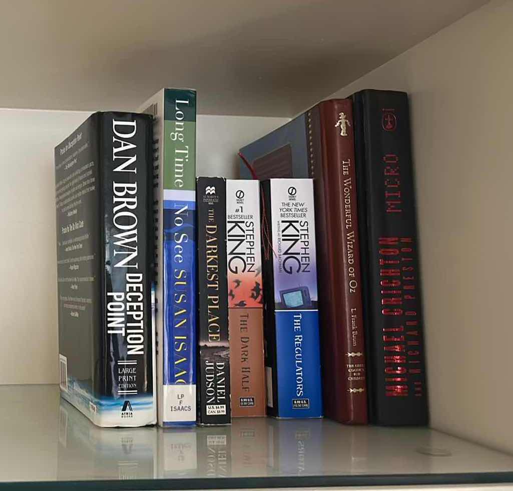 Photo 1 of CONTENTS OF 3 SHELVES ASSORTED BOOKS