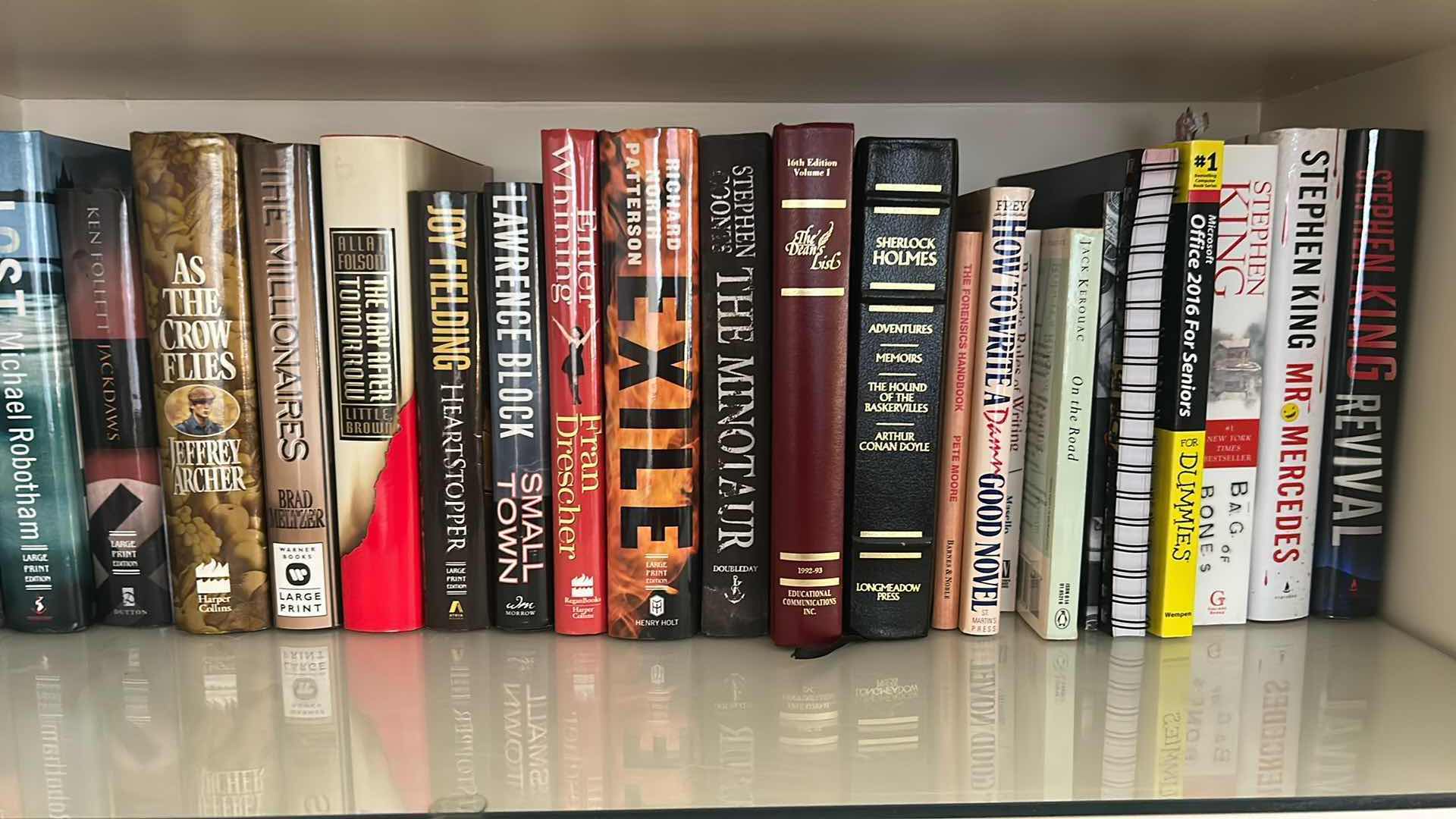 Photo 1 of CONTENTS OF 2 SHELVES ASSORTED BOOKS