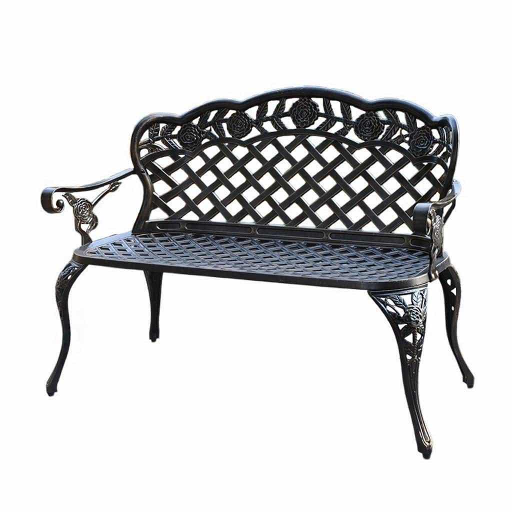 Photo 1 of CAST ALUMINUM GARDEN BENCH W LIGHT 41" X 16"