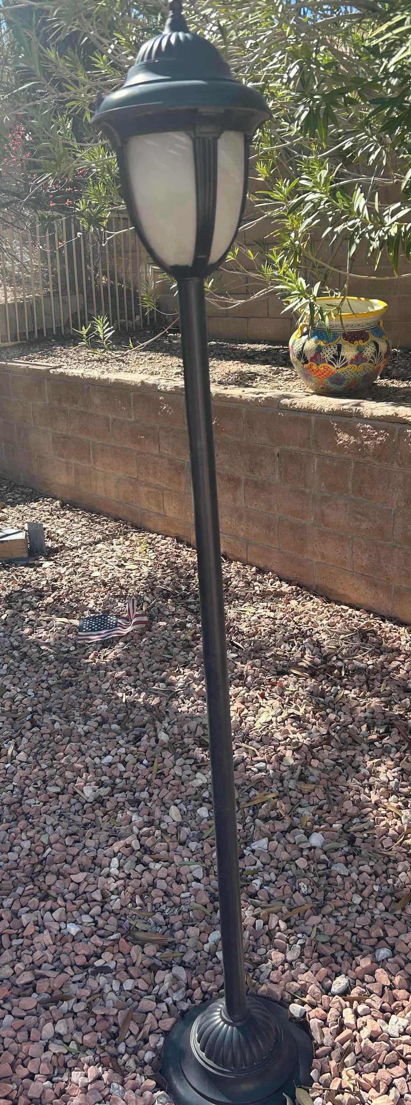 Photo 1 of CAST ALUMINUM GARDEN BENCH W LIGHT 41" X 16"