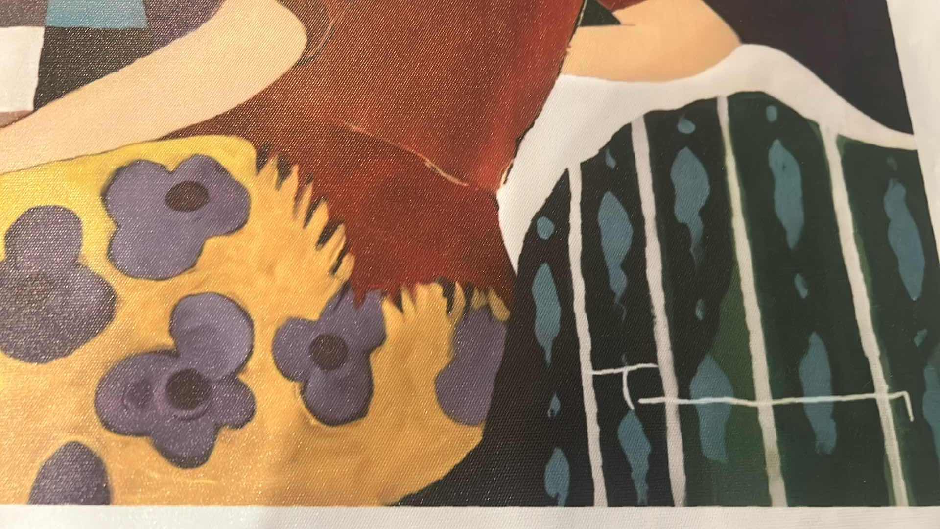 Photo 1 of SIGNED CANVAS PRINT TITLED "A BUSTLING ATMOSPHERE " BY  ITZCHAK TARKAY 26" X 18"