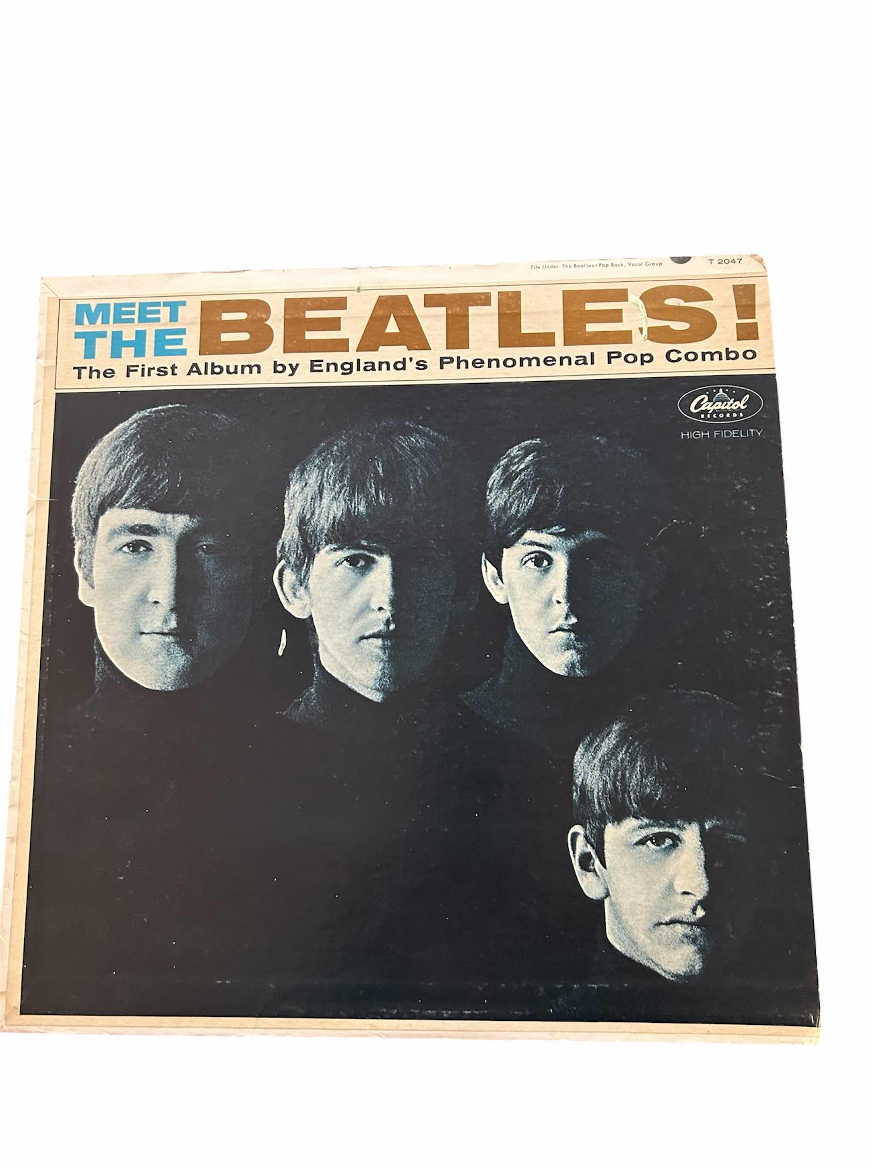Photo 1 of VINTAGE COPY THE BEATLES 1964 ALBUM MEET THE BEATLES T 2047
