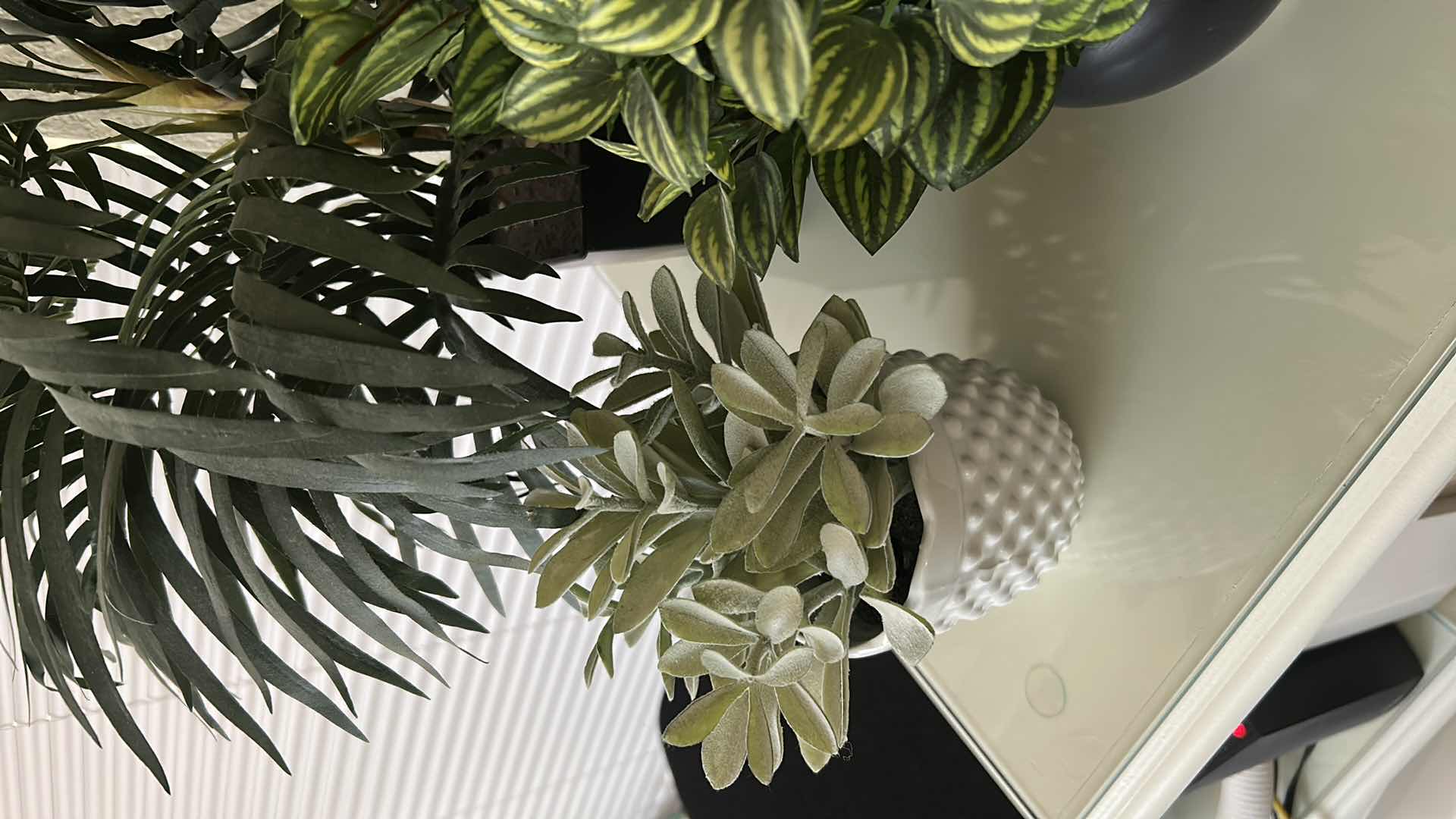 Photo 1 of 4- FAUX PLANTS IN POTS