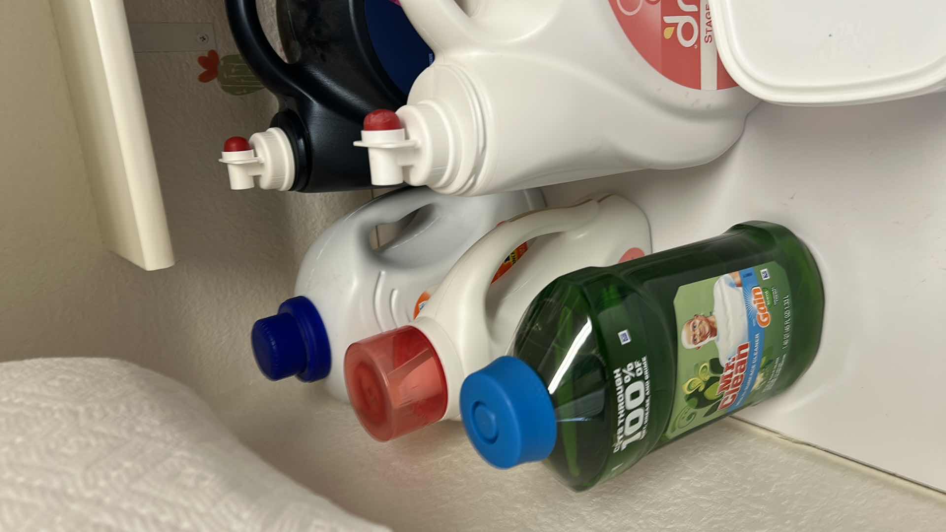 Photo 1 of CONTENTS OF SHELF DETERGENT