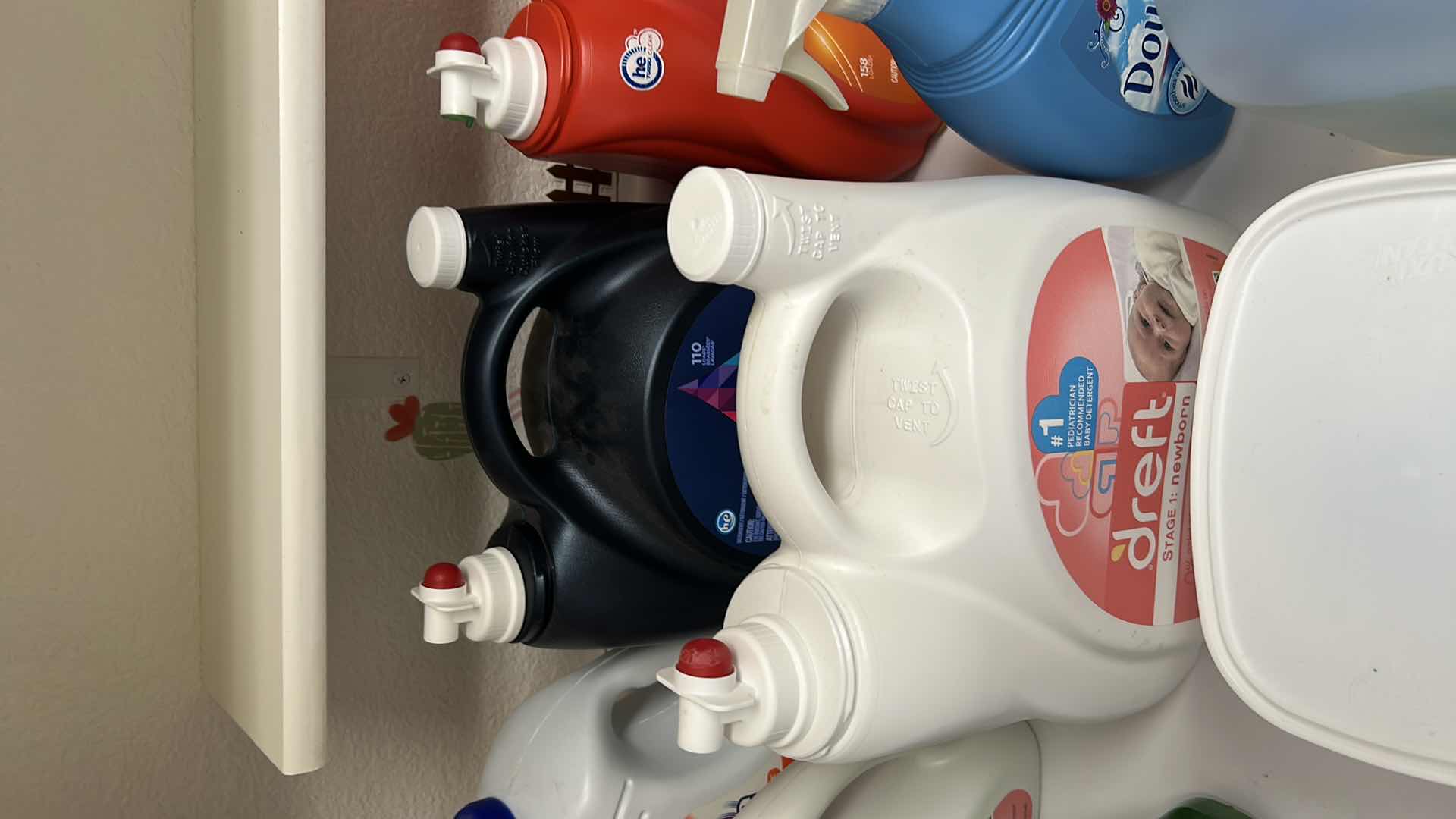 Photo 1 of CONTENTS OF SHELF DETERGENT