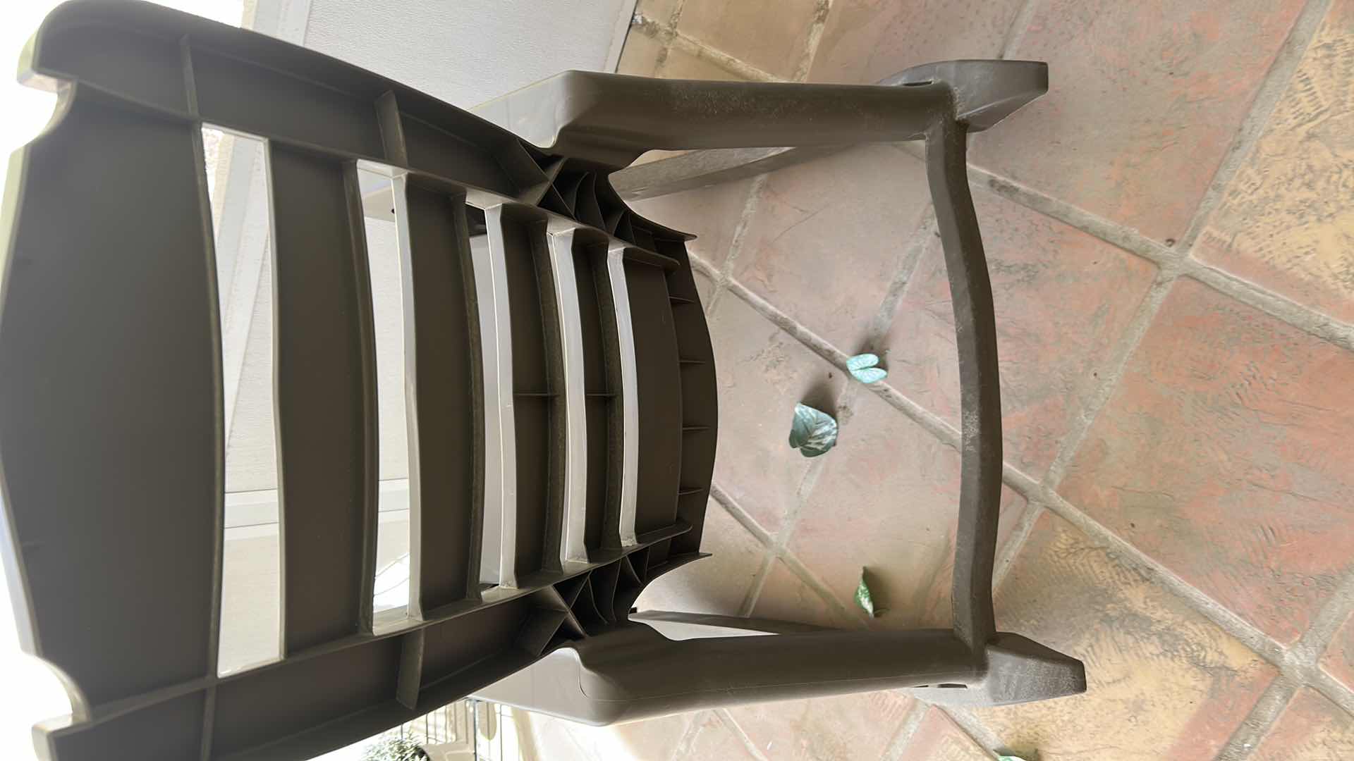 Photo 1 of ADAMS BIG EASY STACKING ROCKING CHAIR DURABLE RESIN