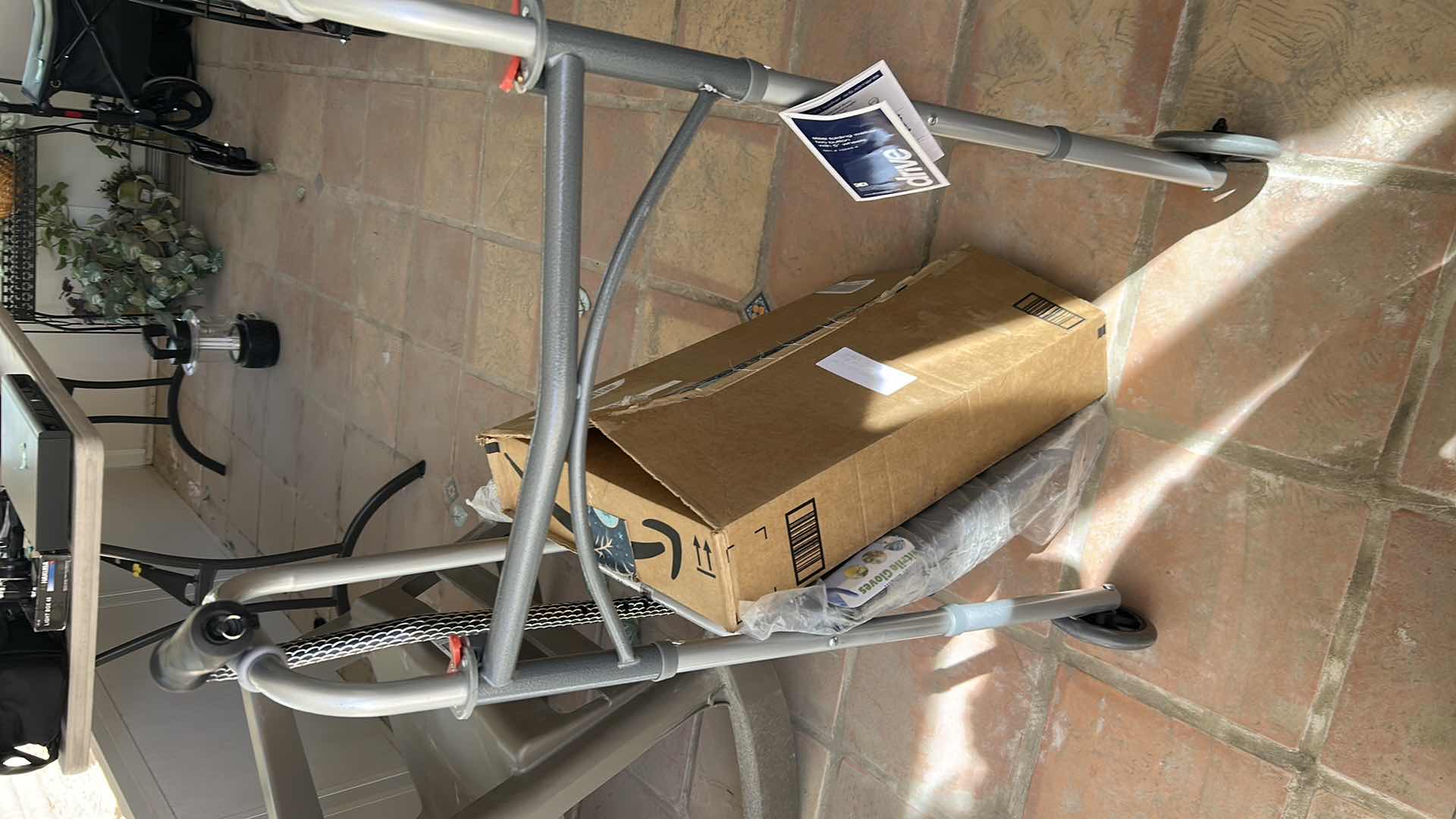 Photo 1 of DRIVE STEEL FOLDING WALKER W ACCESSORIES